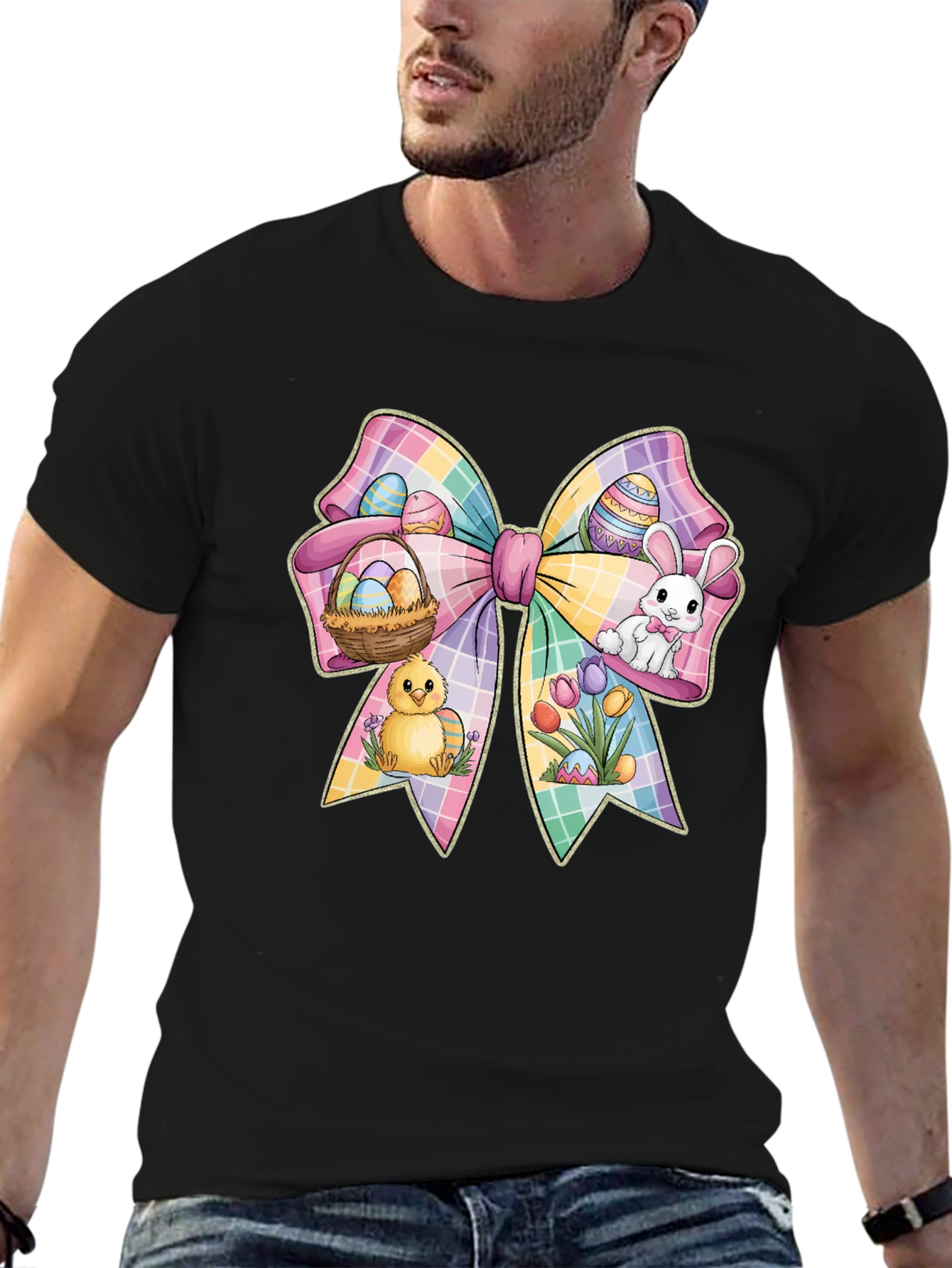 Easter Bow Graphic T-Shirt