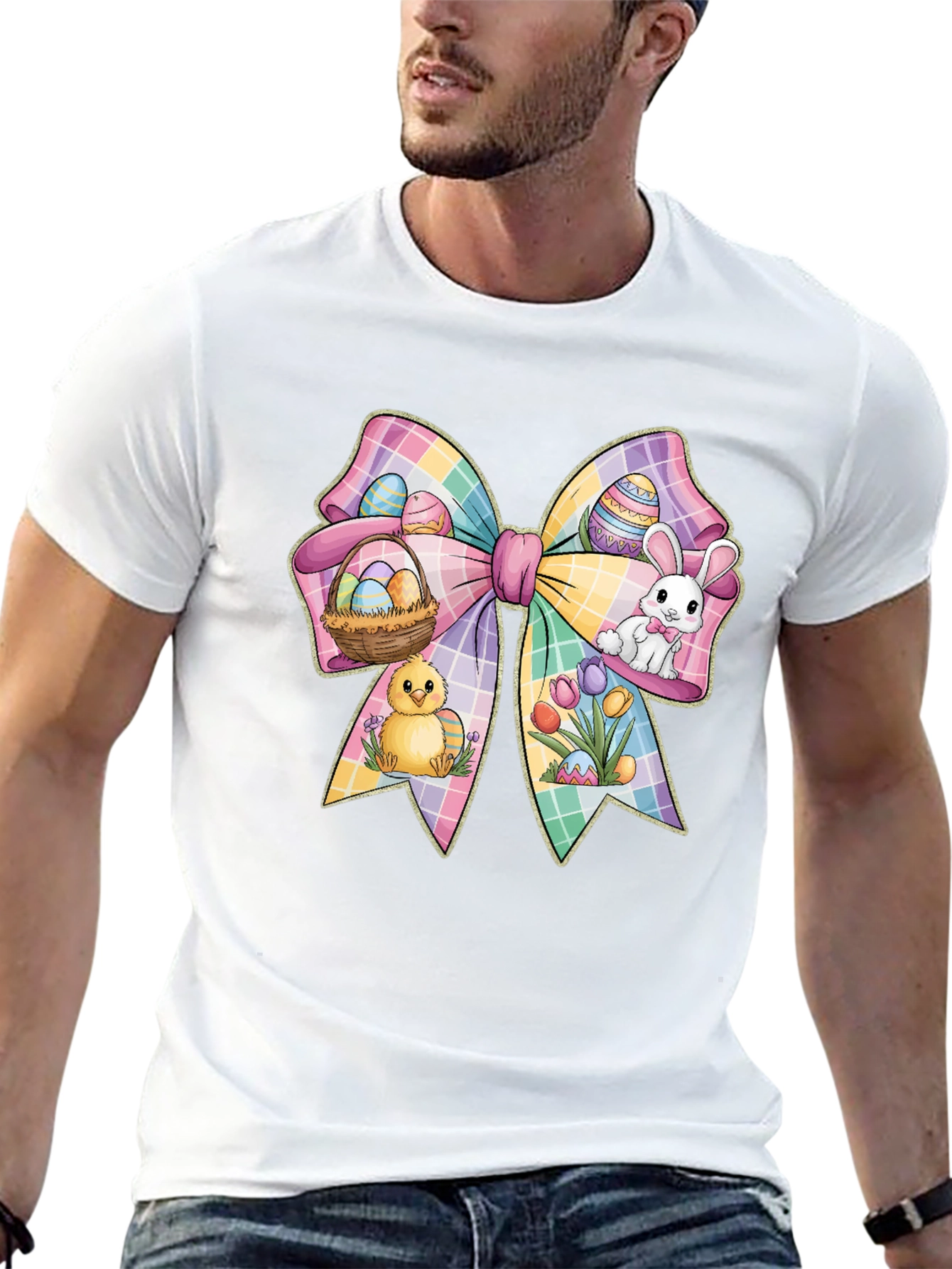 Easter Bow Graphic T-Shirt