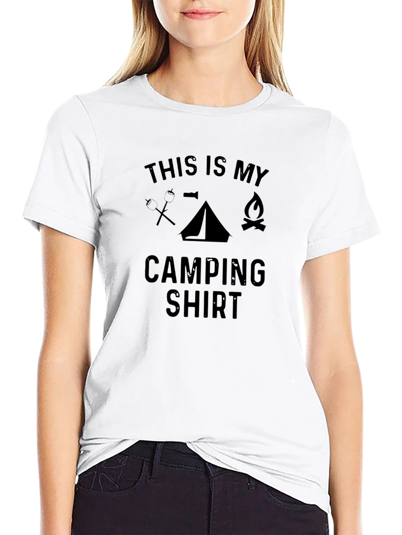 Camping Shirt: This is My Camping Shirt Graphic Tee