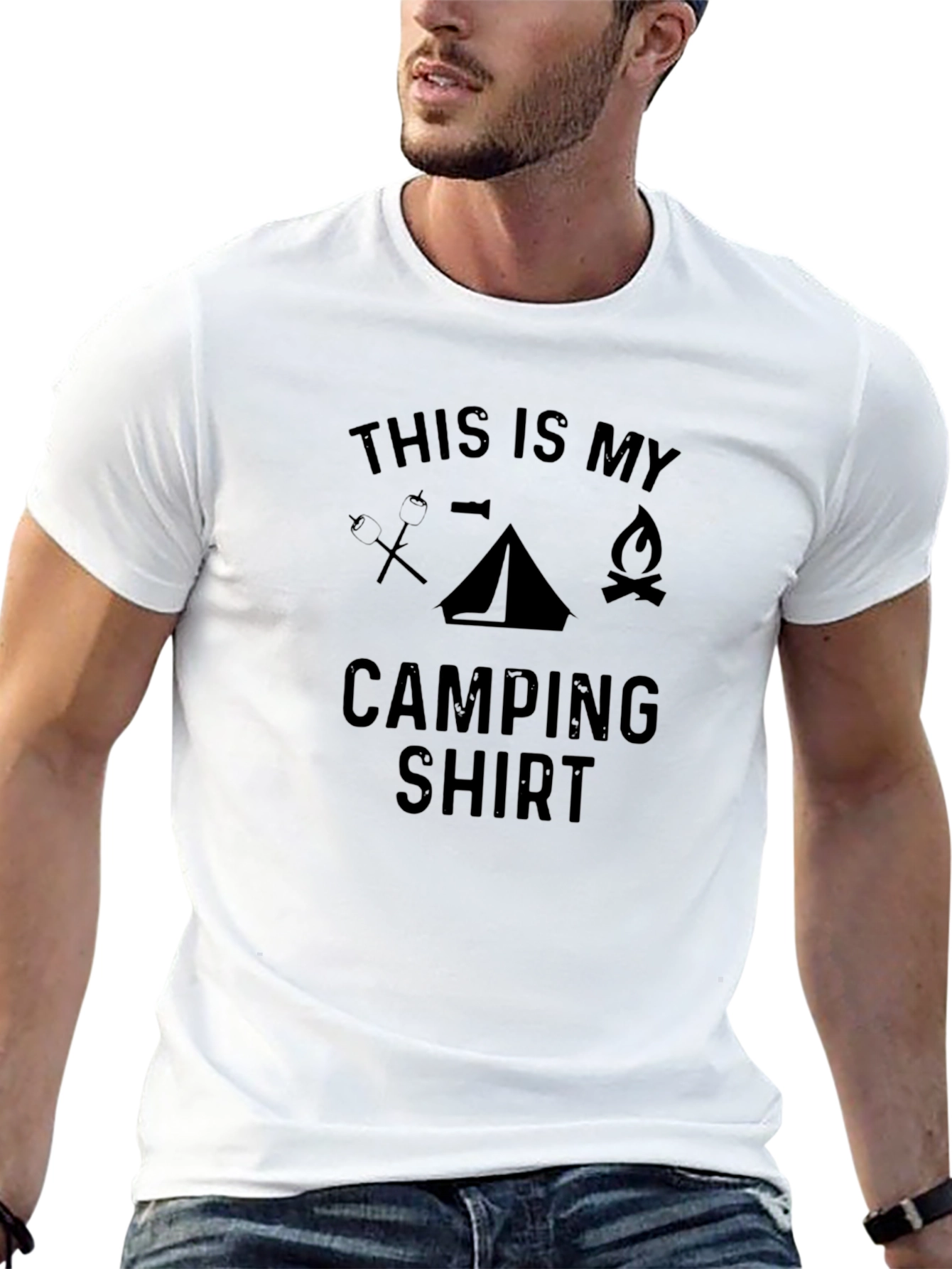 Camping Shirt: This is My Camping Shirt Graphic Tee