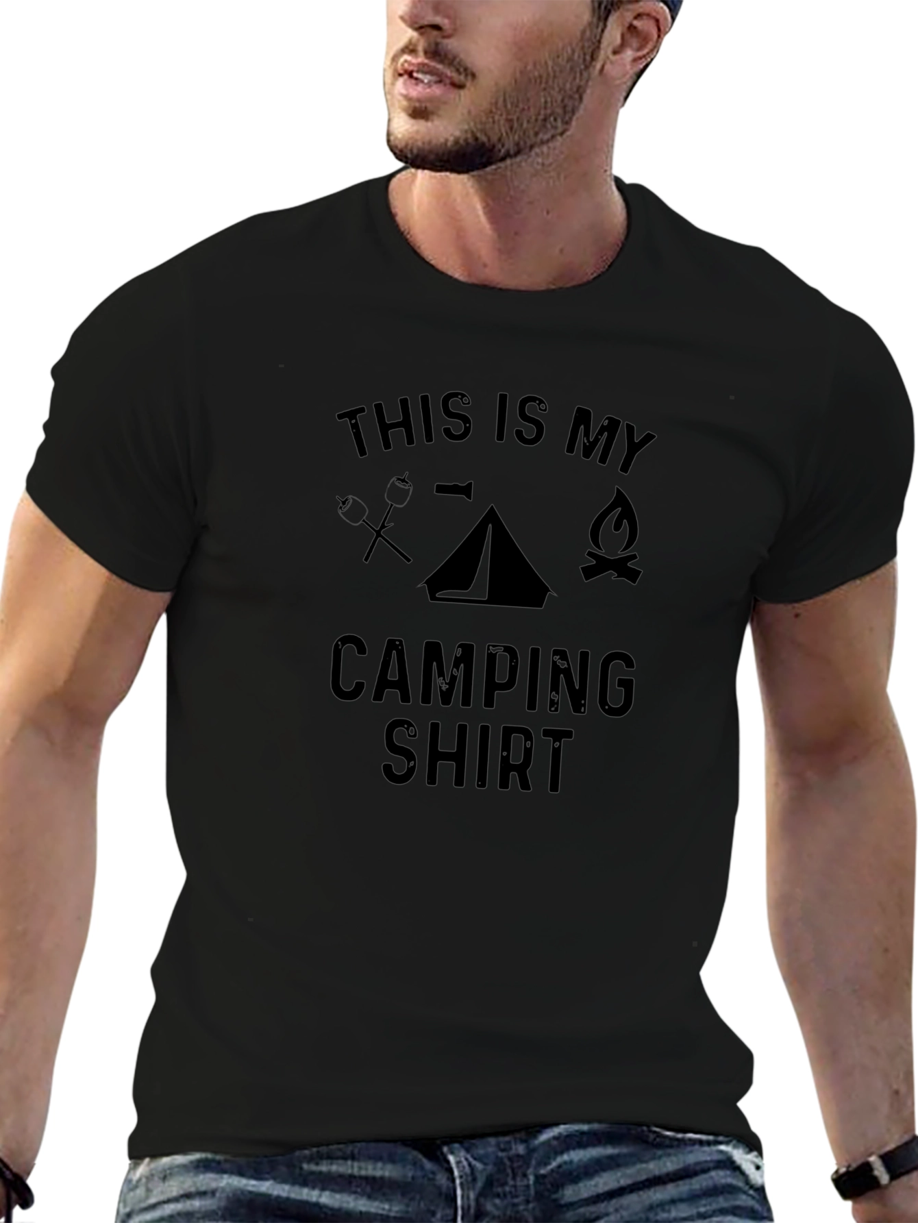 Camping Shirt: This is My Camping Shirt Graphic Tee