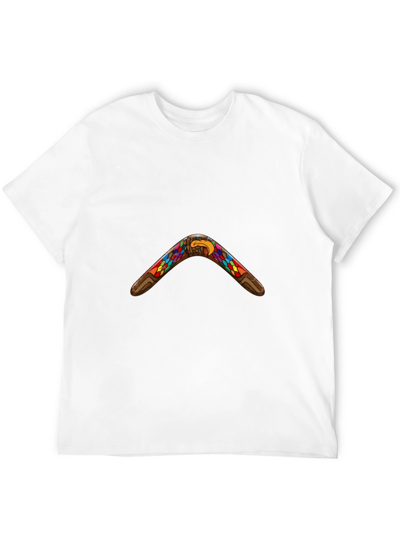 Native Eagle Boomerang Black T-Shirt
