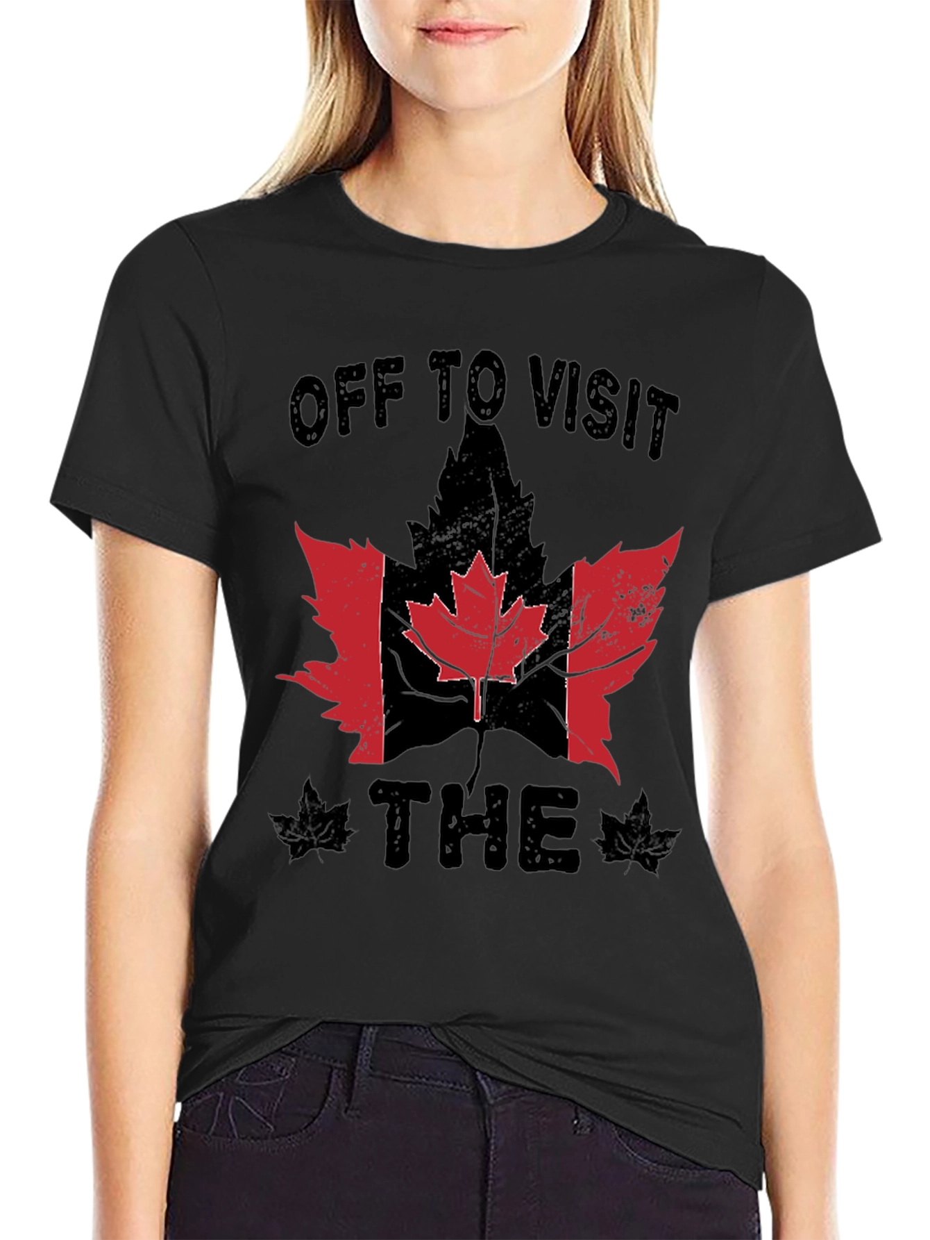 Off To Visit The Canada Flag Maple Leaf T-Shirt