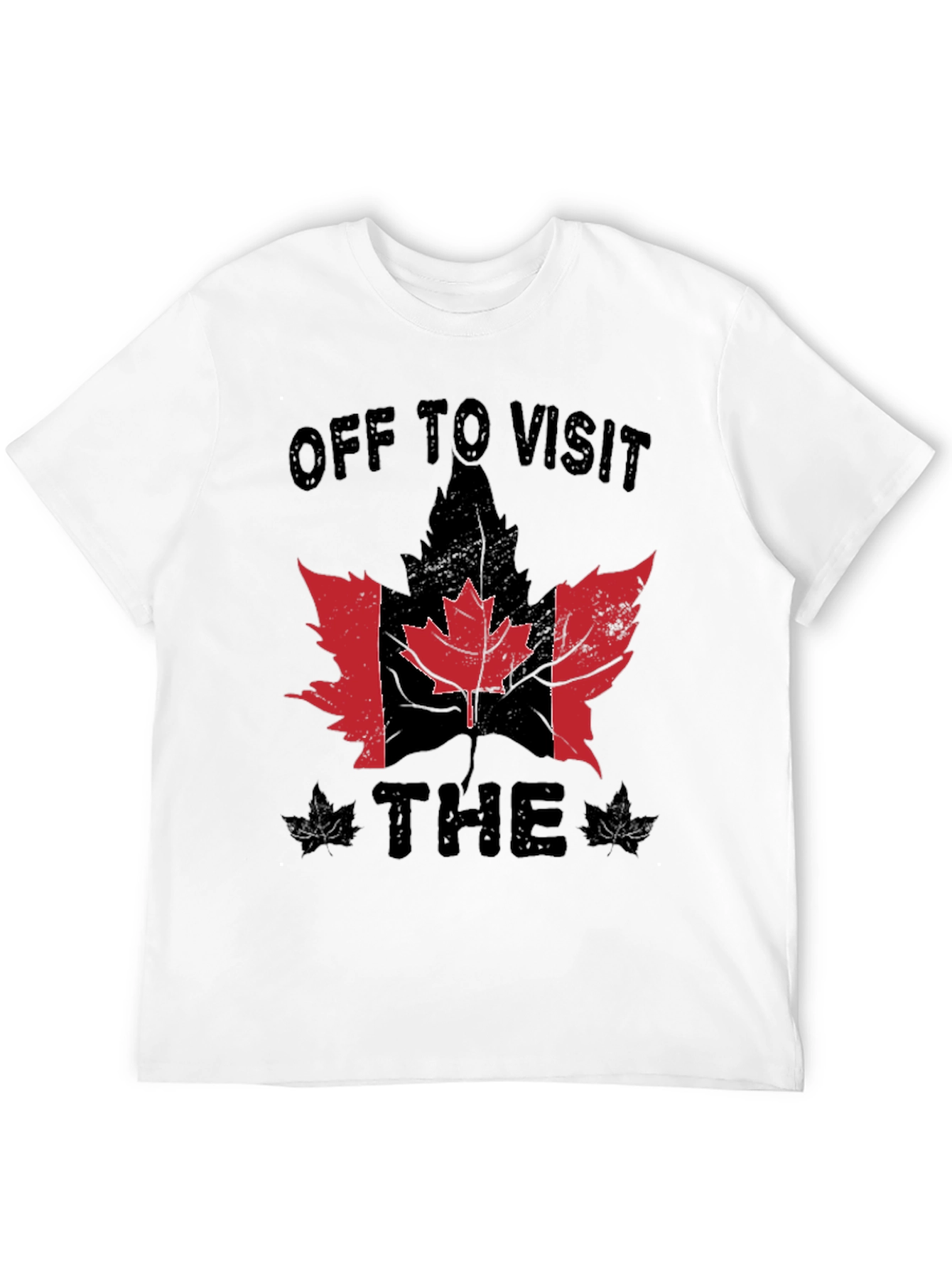 Off To Visit The Canada Flag Maple Leaf T-Shirt