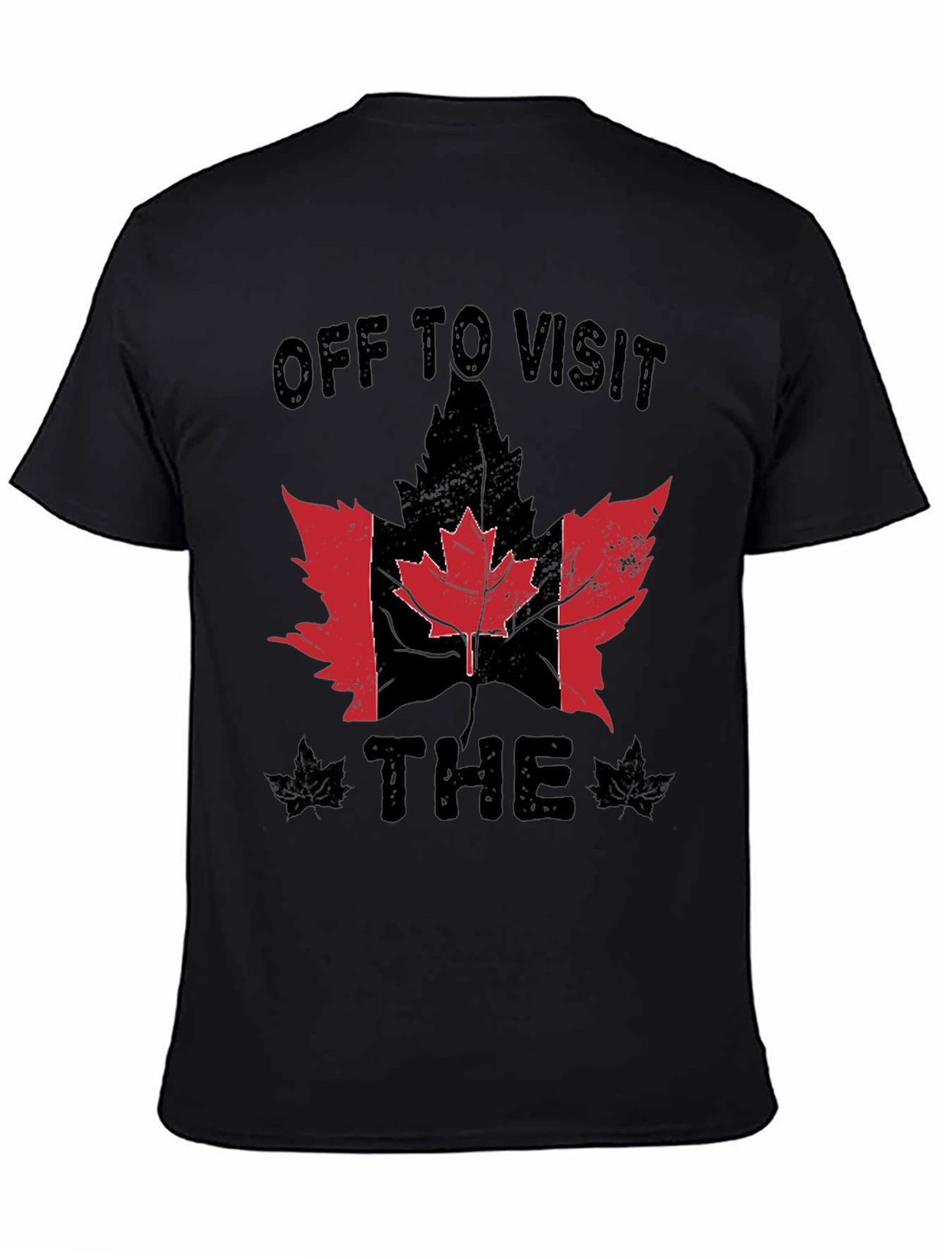 Off To Visit The Canada Flag Maple Leaf T-Shirt