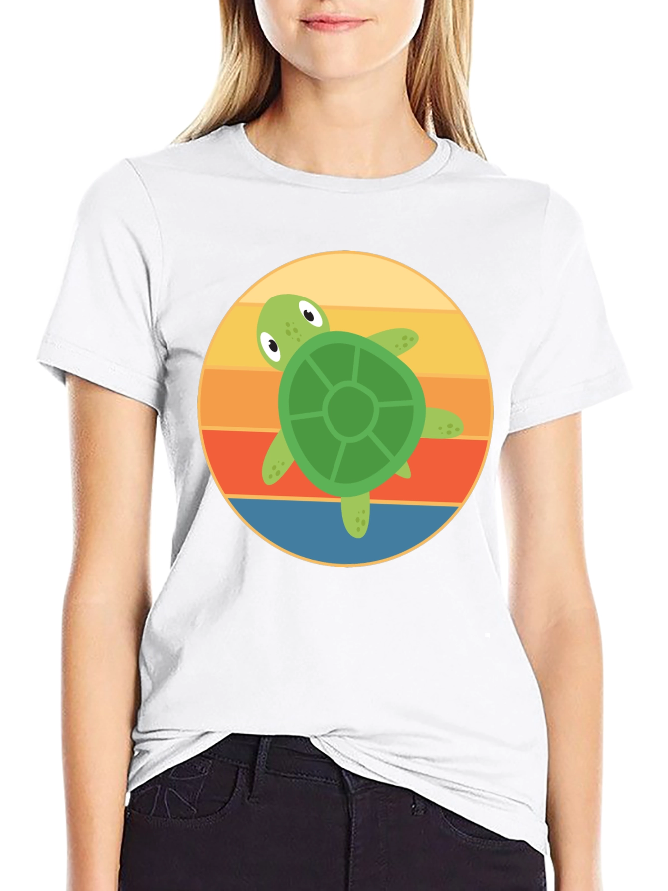 Retro Turtle Graphic Tee