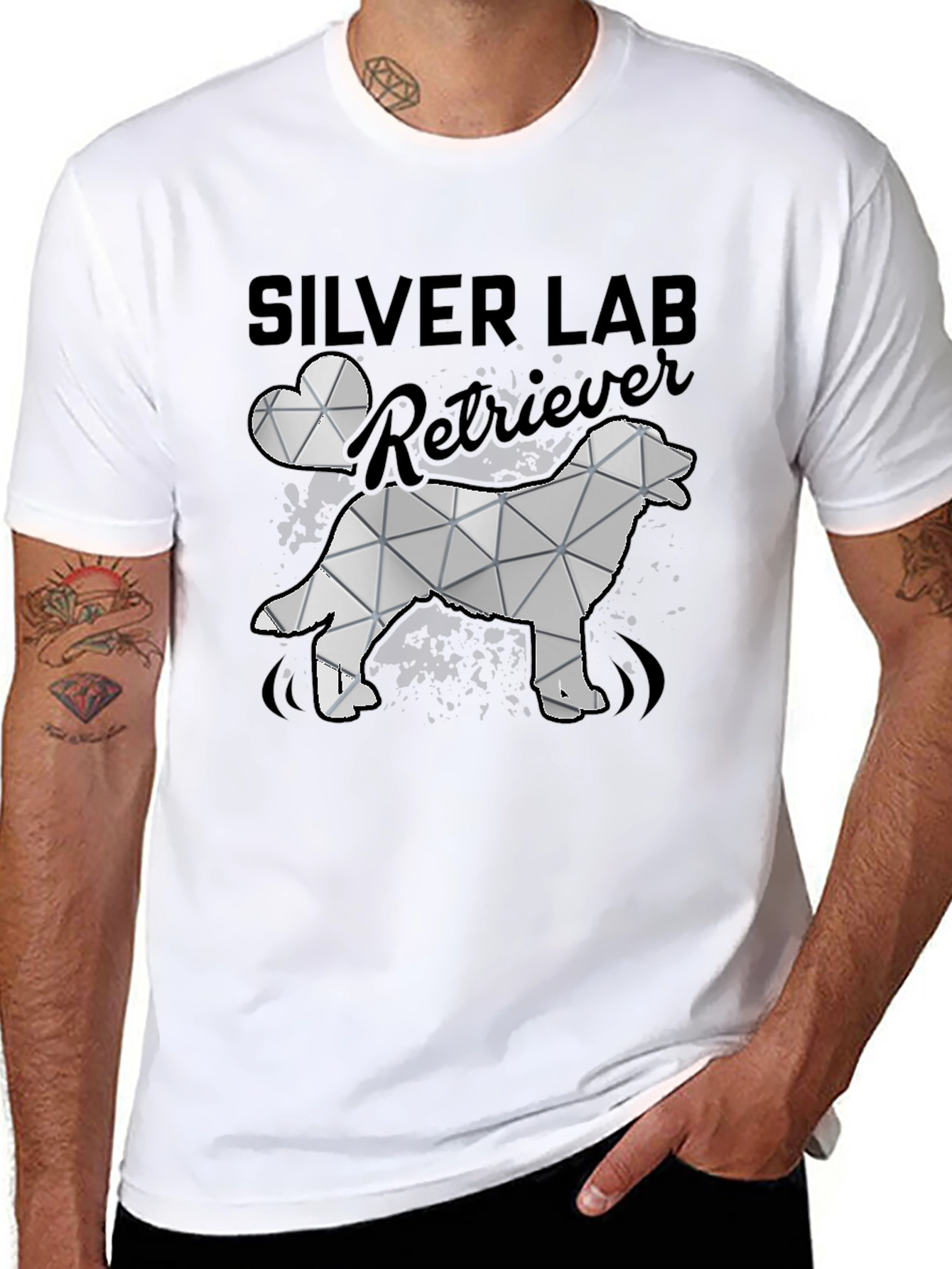 Silver Lab Retriever Dog Lover T-Shirt
