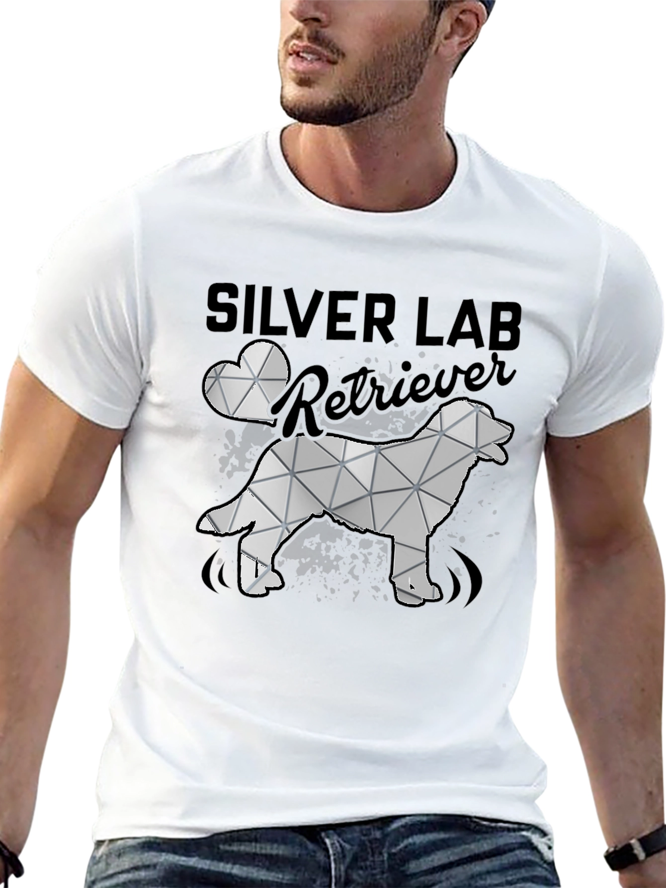 Silver Lab Retriever Dog Lover T-Shirt