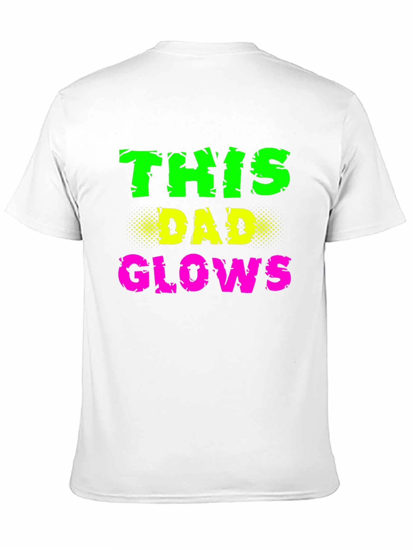This Dad Glows Black T-Shirt