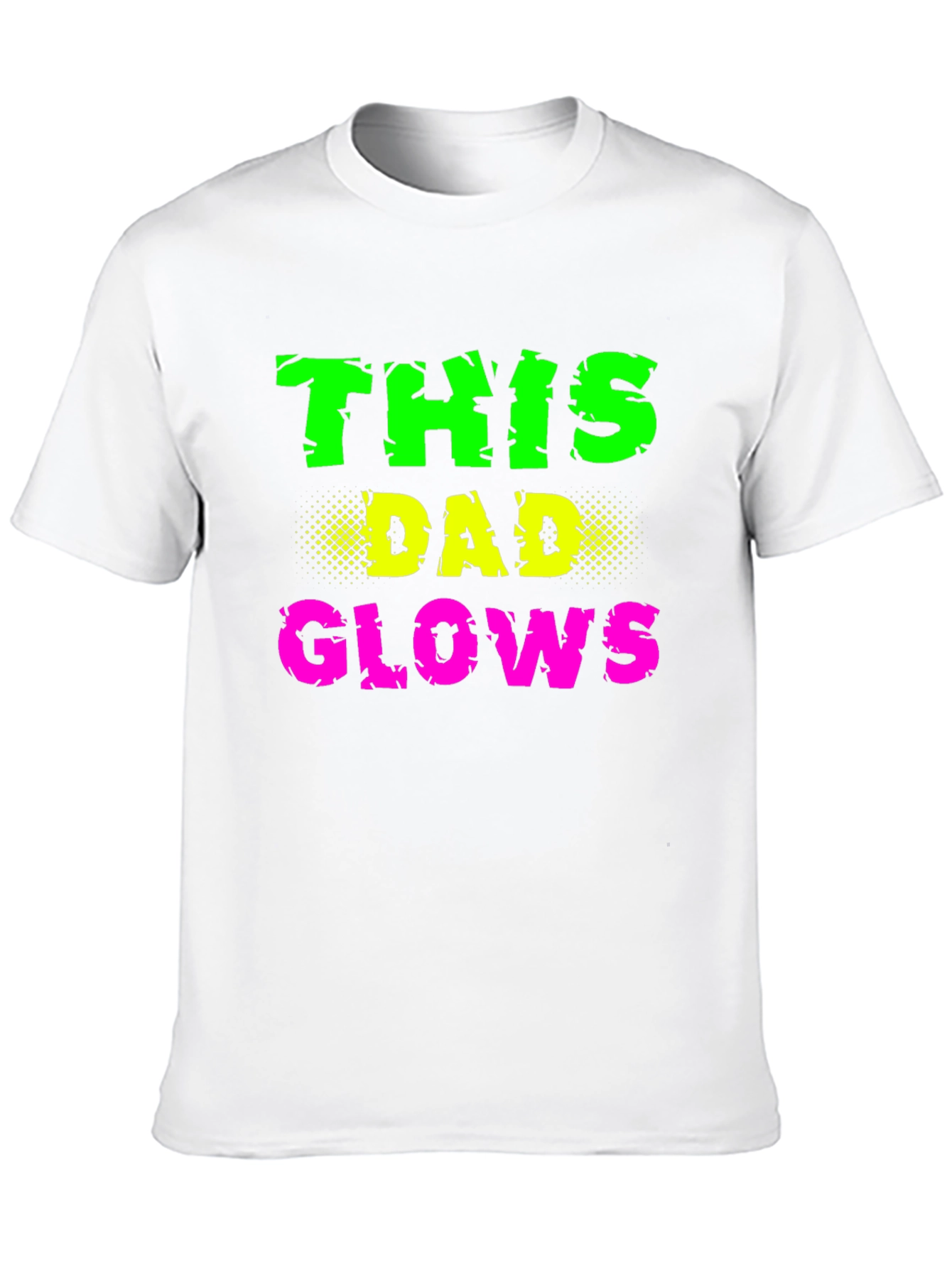 This Dad Glows Black T-Shirt