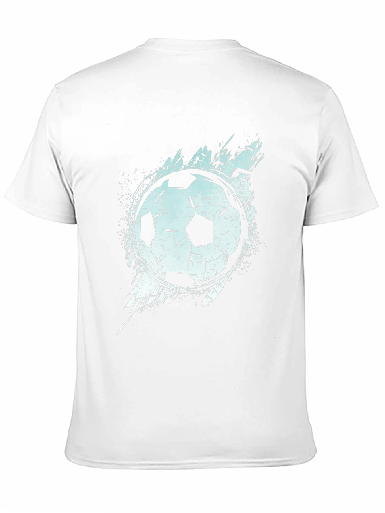 Soccer Ball Graphic T-Shirt - Black