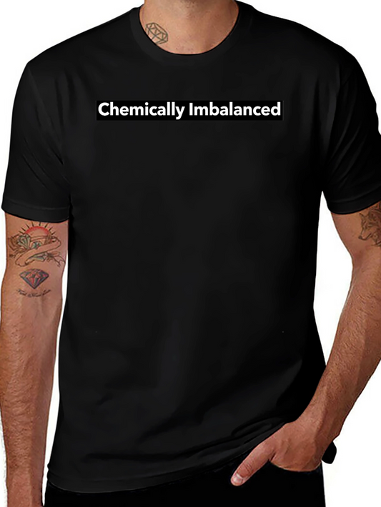 Chemically Imbalanced Black Graphic Tee