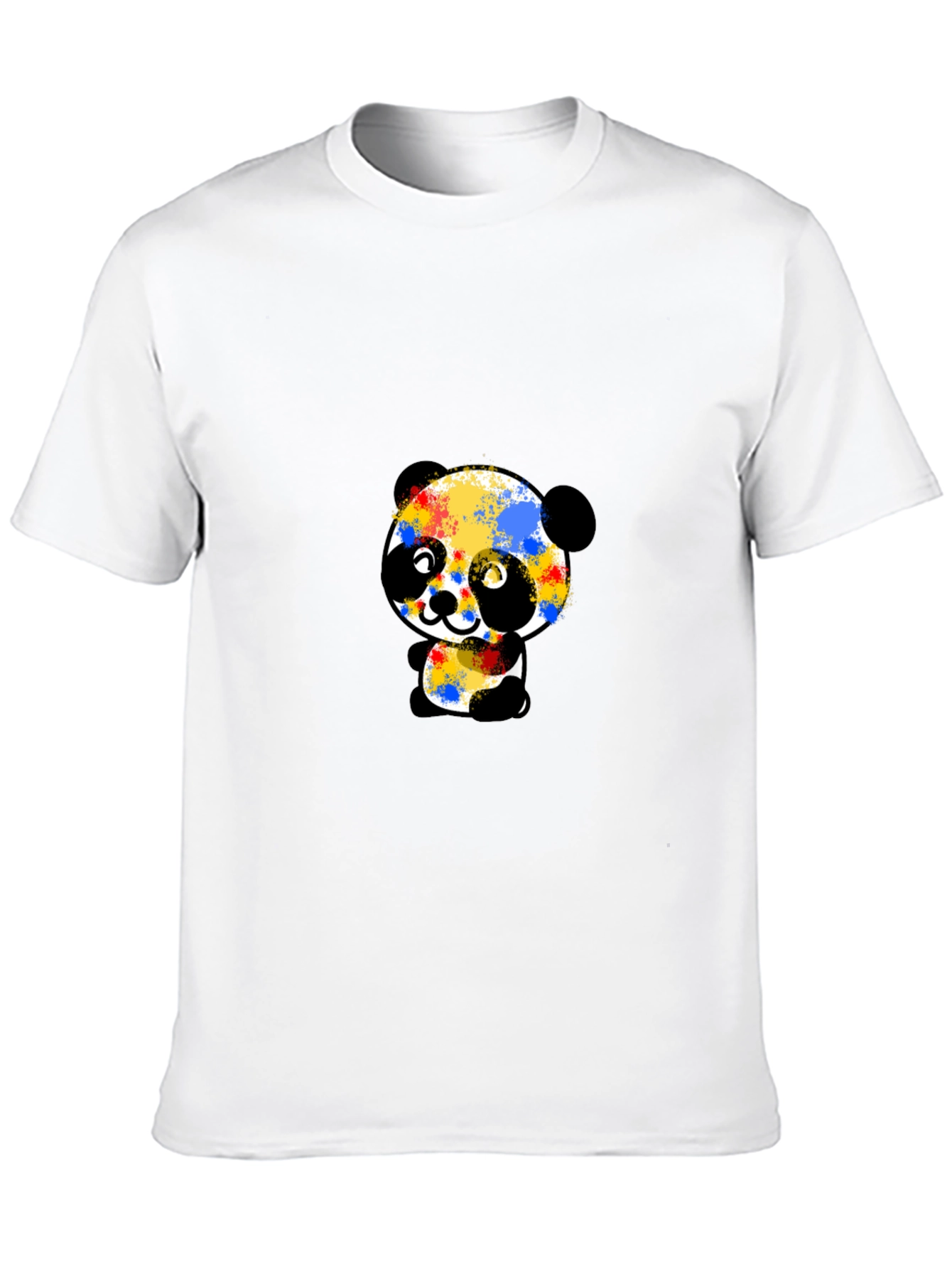 Colorful Panda Graphic T-Shirt