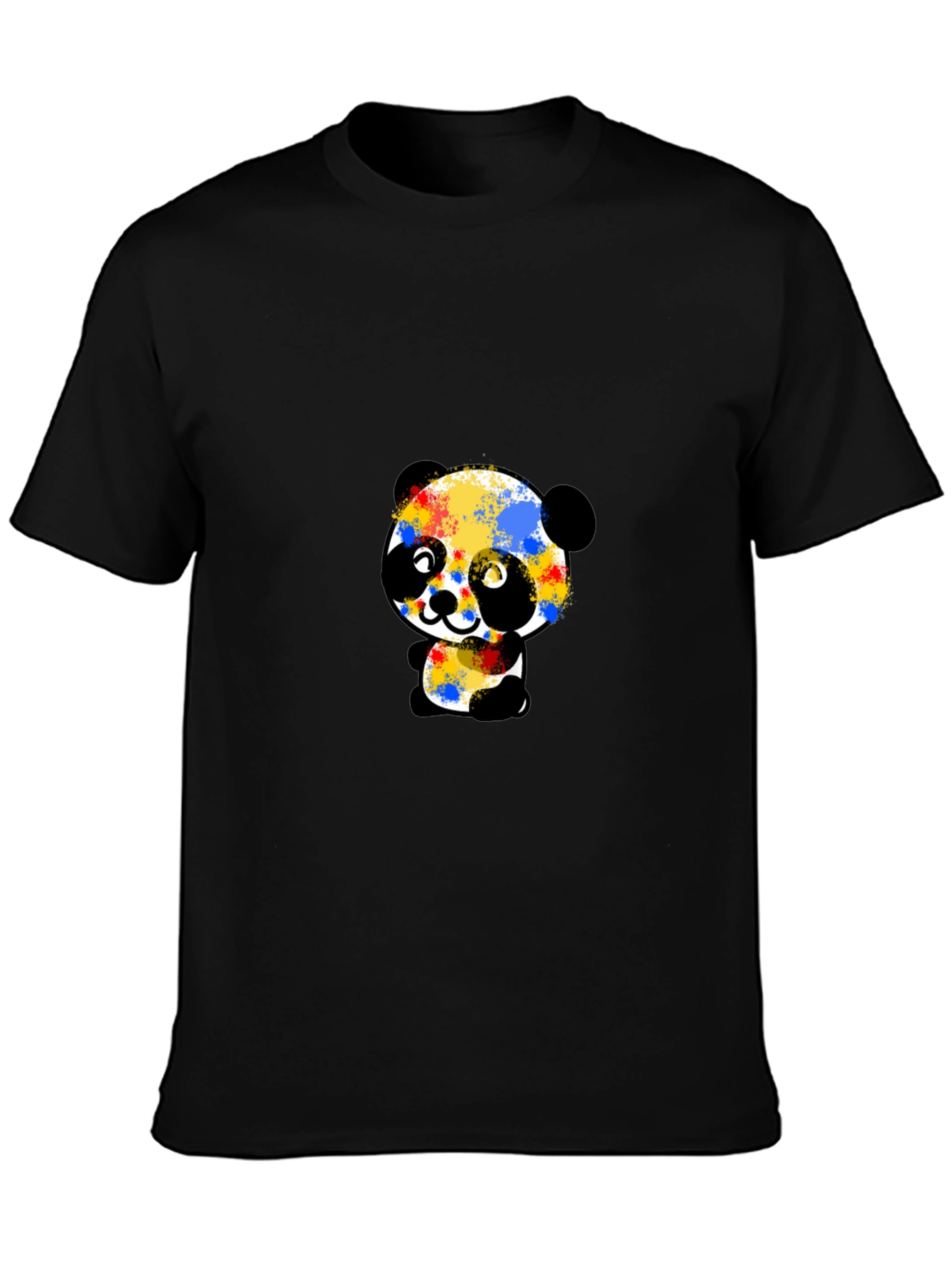 Colorful Panda Graphic T-Shirt