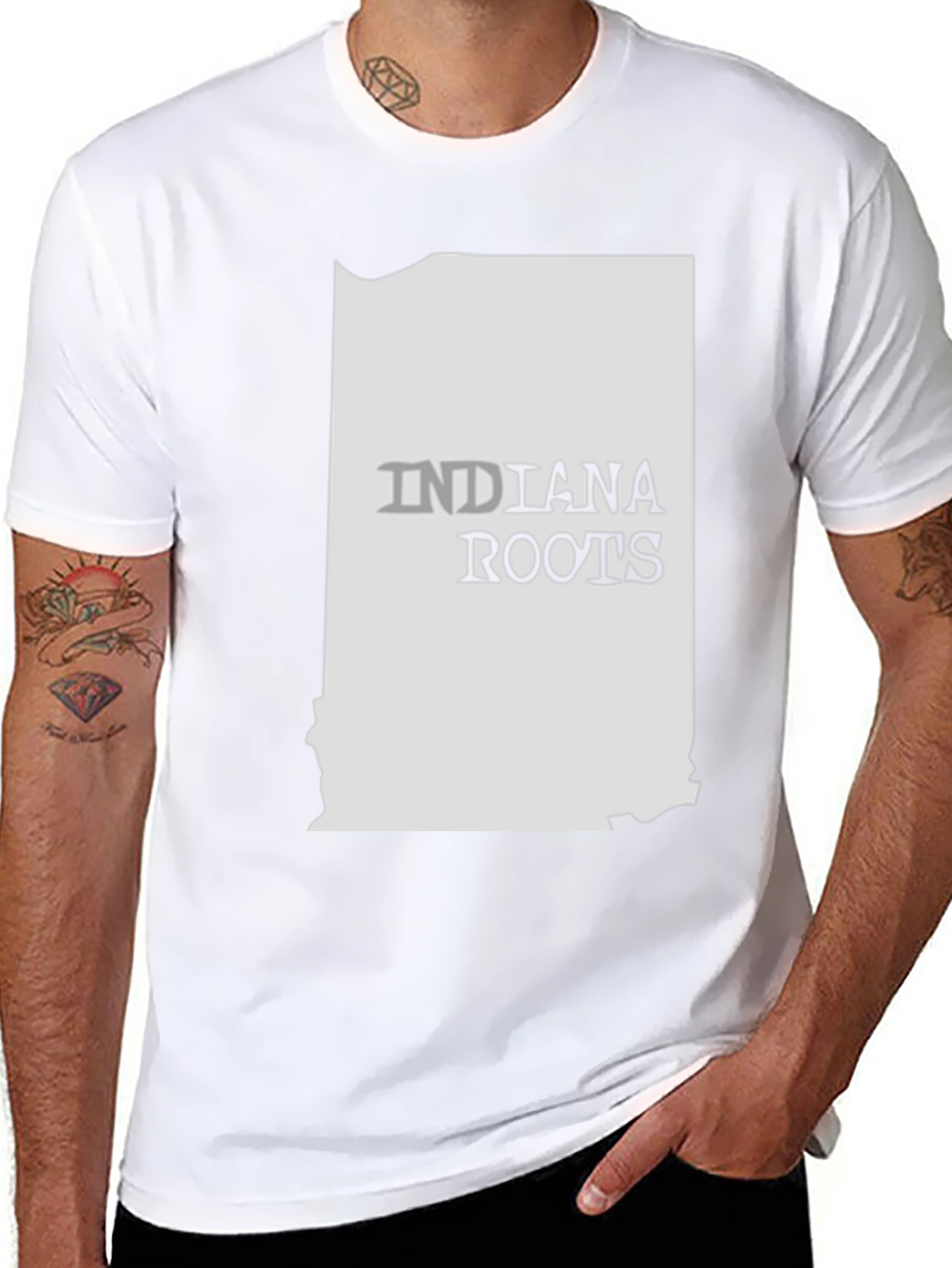 Indiana Roots Graphic Tee - Black
