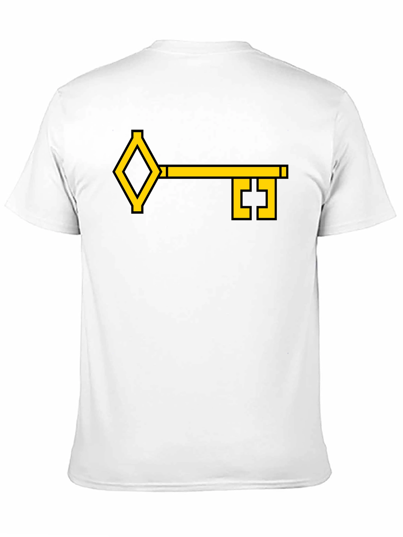 Key Graphic Tee - Stylish Black Cotton T-Shirt