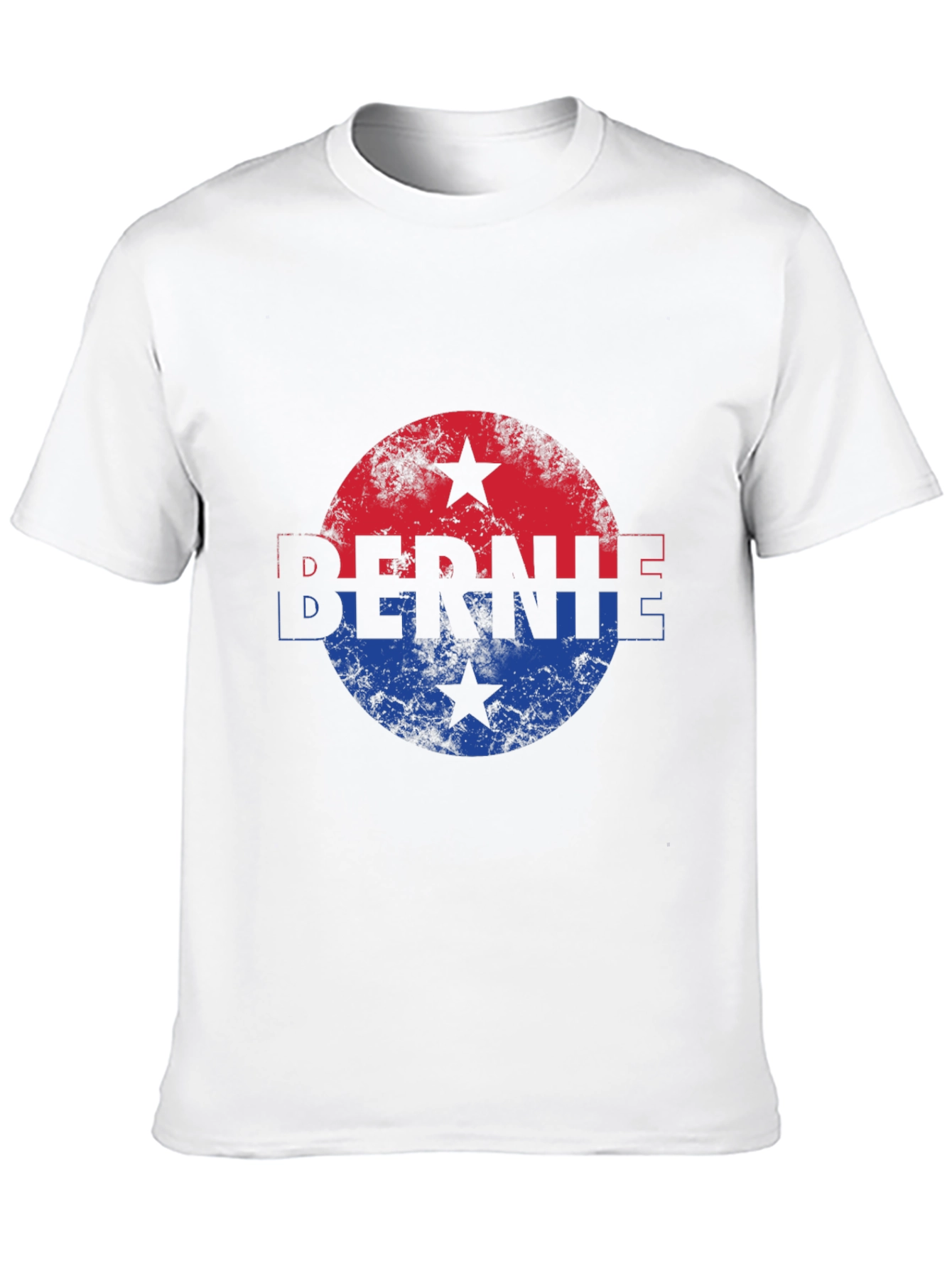 Bernie T-Shirt Political Red & Blue Star Graphic Tee