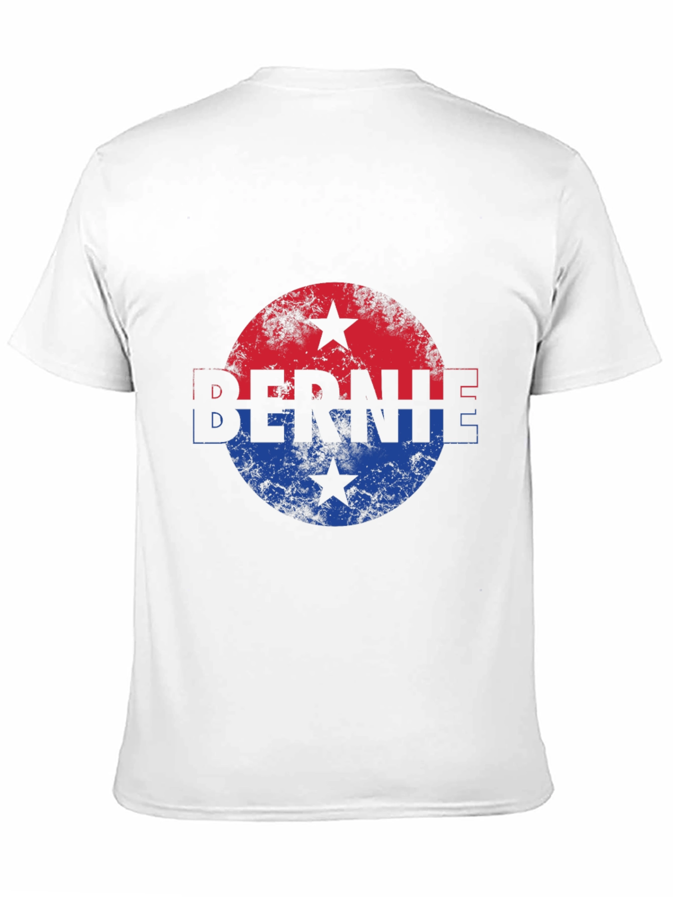 Bernie T-Shirt Political Red & Blue Star Graphic Tee