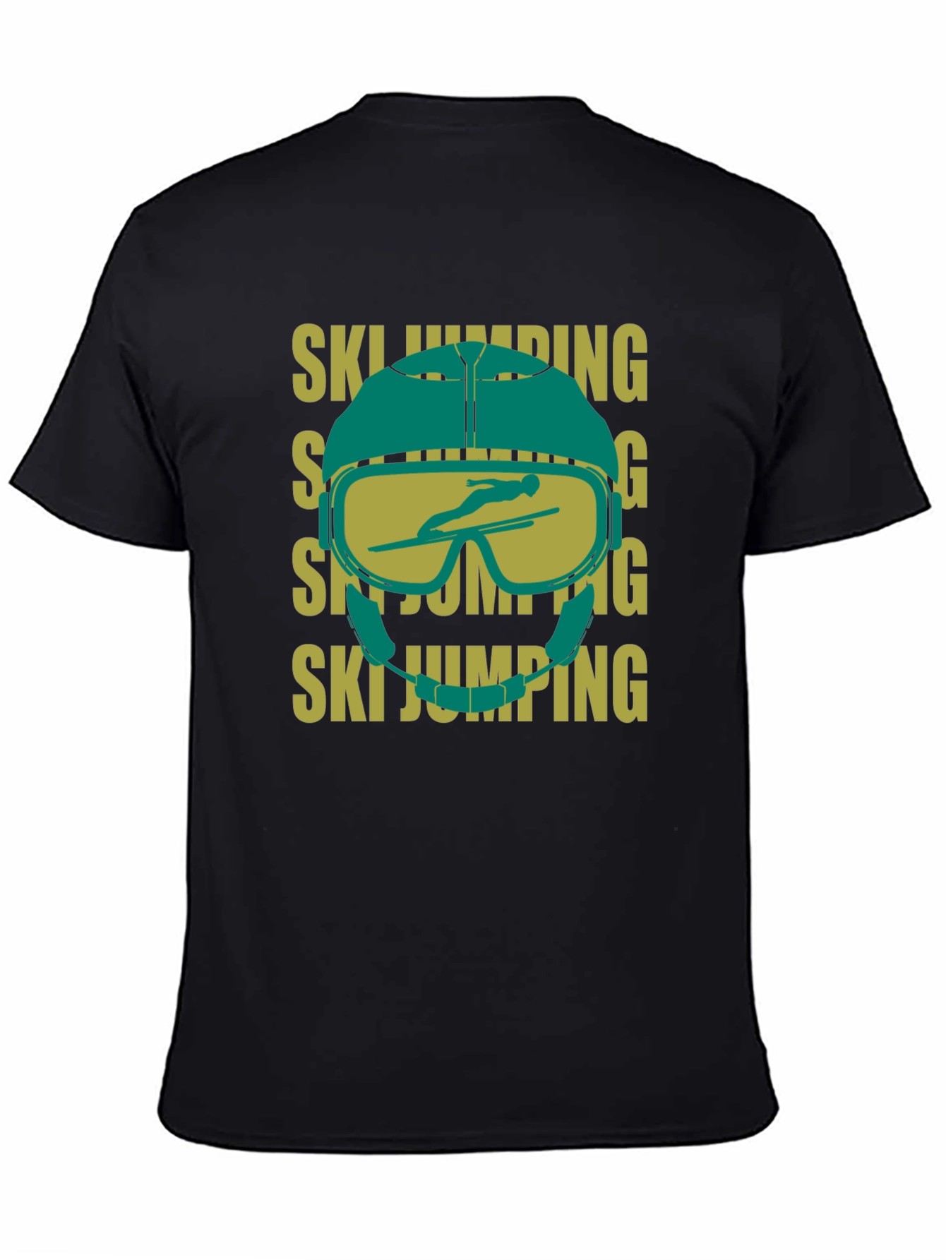 Ski Jumping Helmet Graphic T-Shirt
