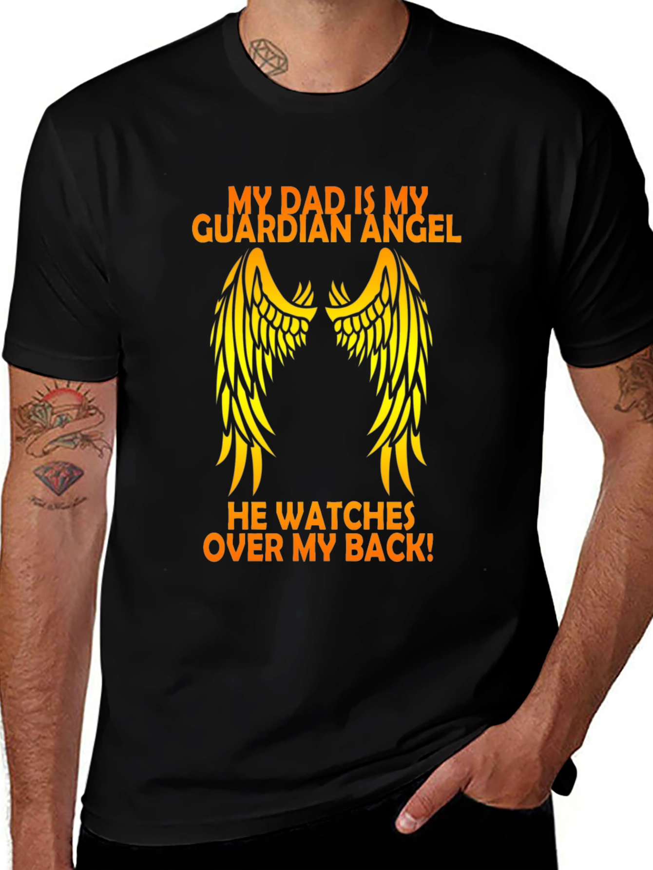My Dad is My Guardian Angel T-Shirt