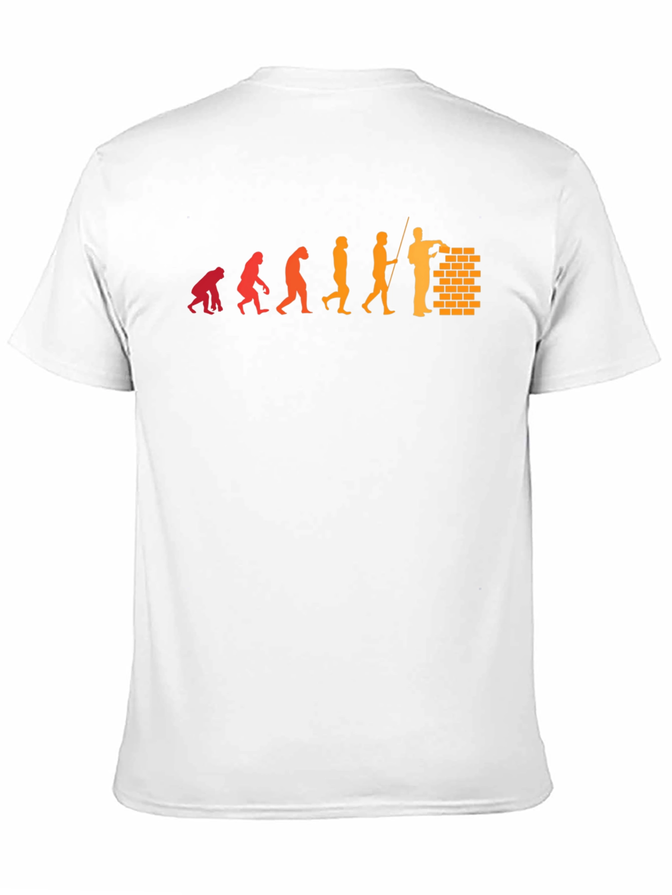 Evolution of a Bricklayer Graphic T-Shirt
