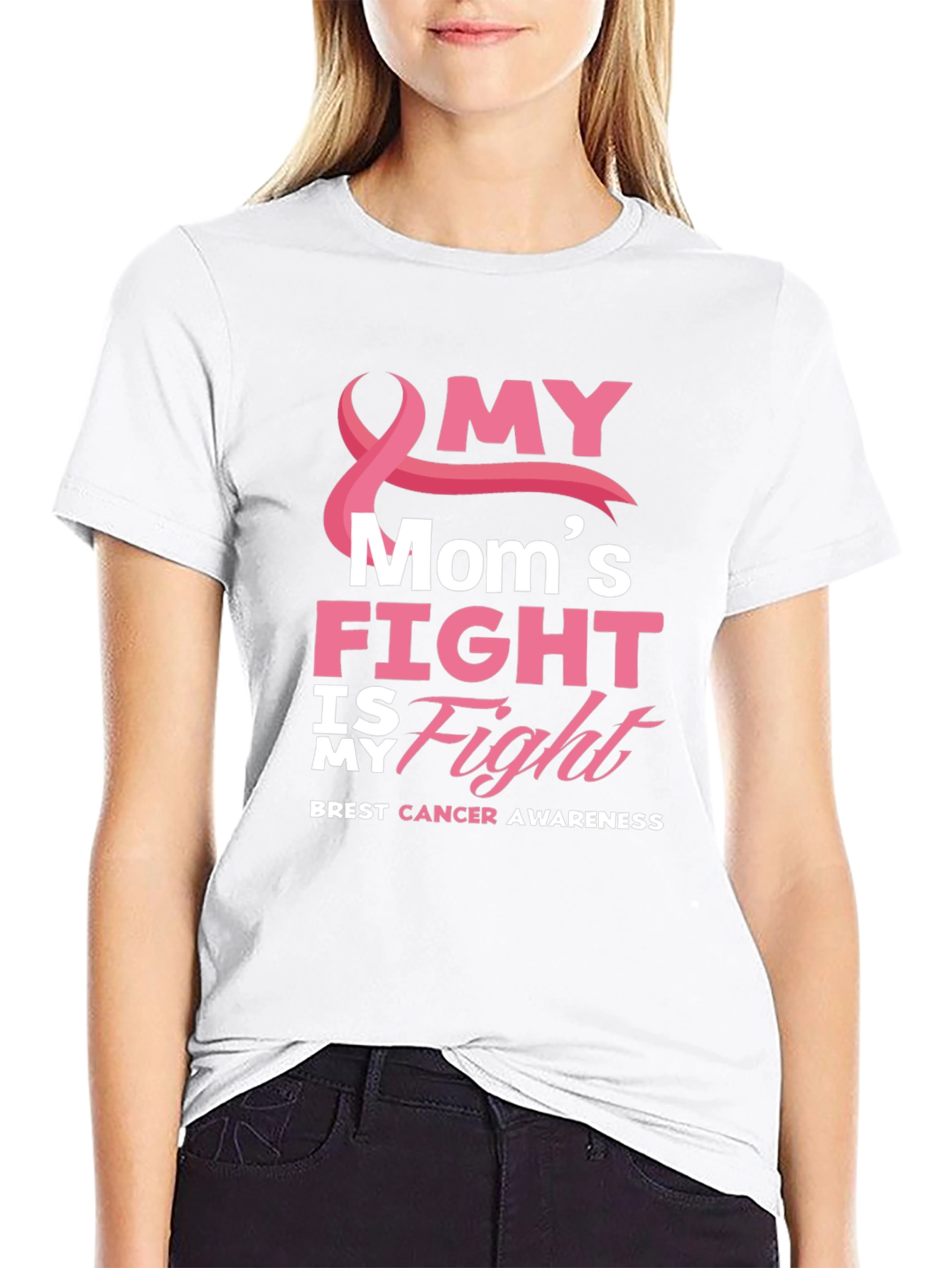 Breast Cancer Awareness Tee - My Moms Fight