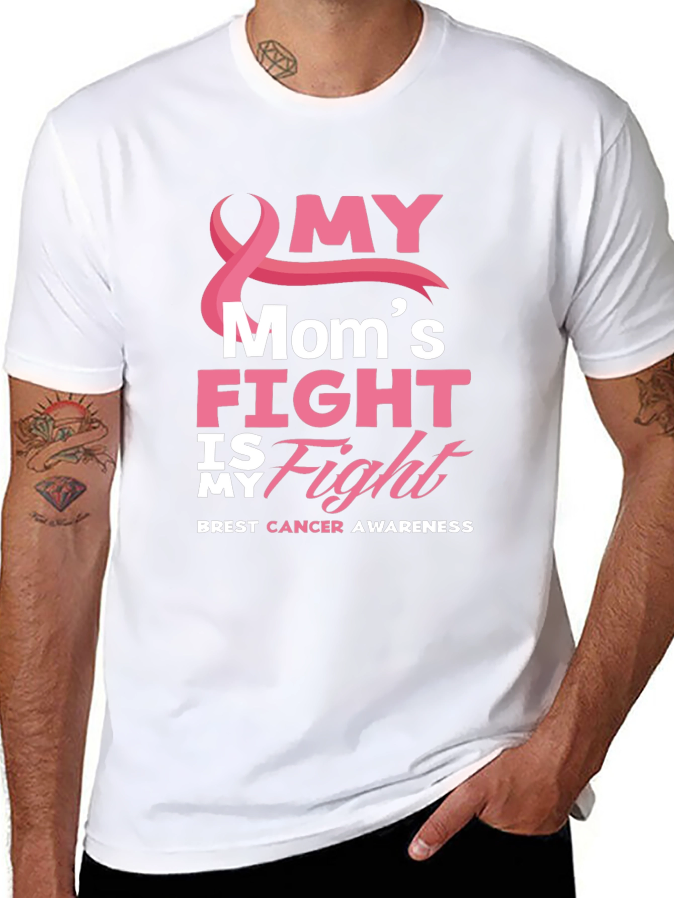 Breast Cancer Awareness Tee - My Moms Fight