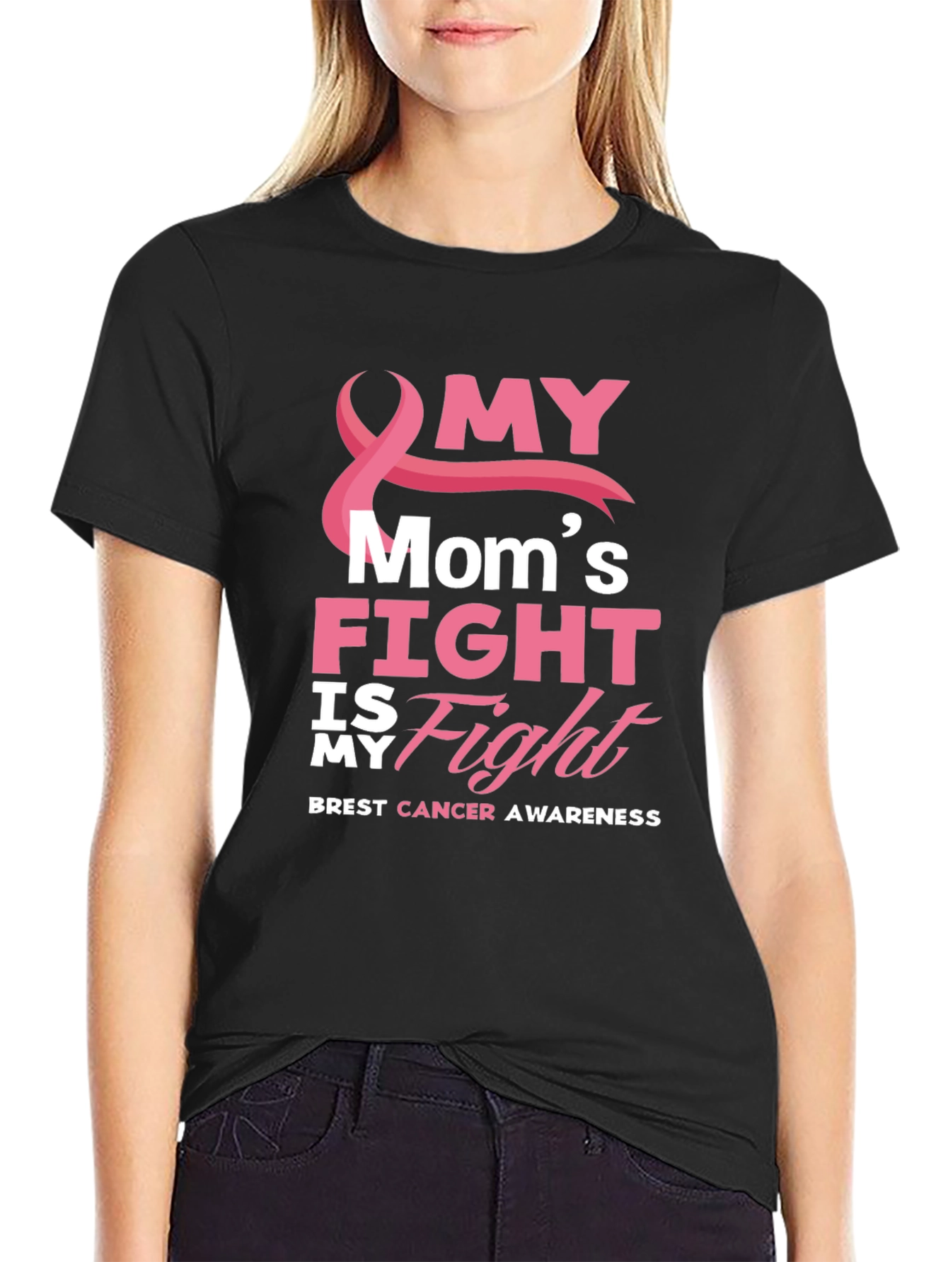 Breast Cancer Awareness Tee - My Moms Fight