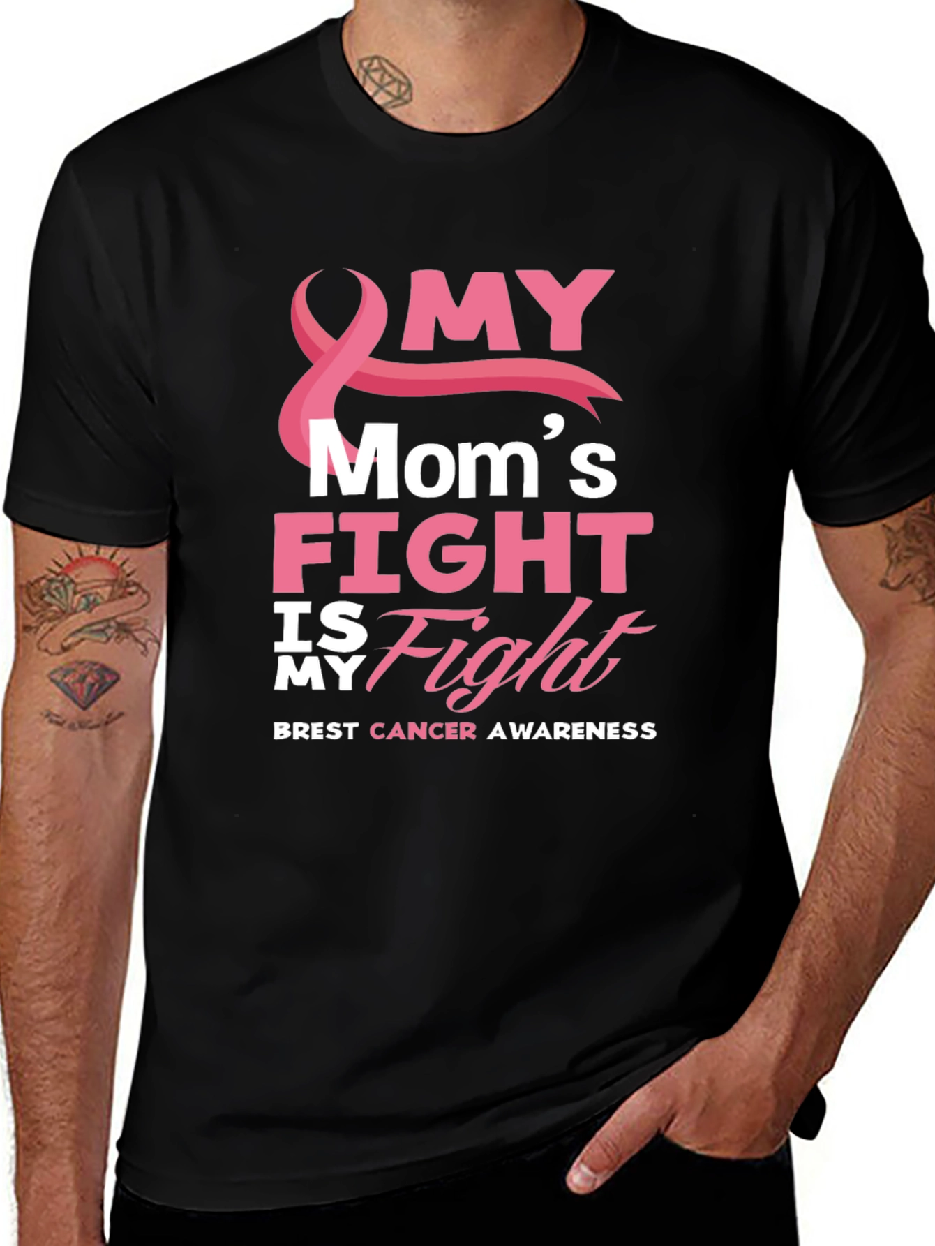 Breast Cancer Awareness Tee - My Moms Fight