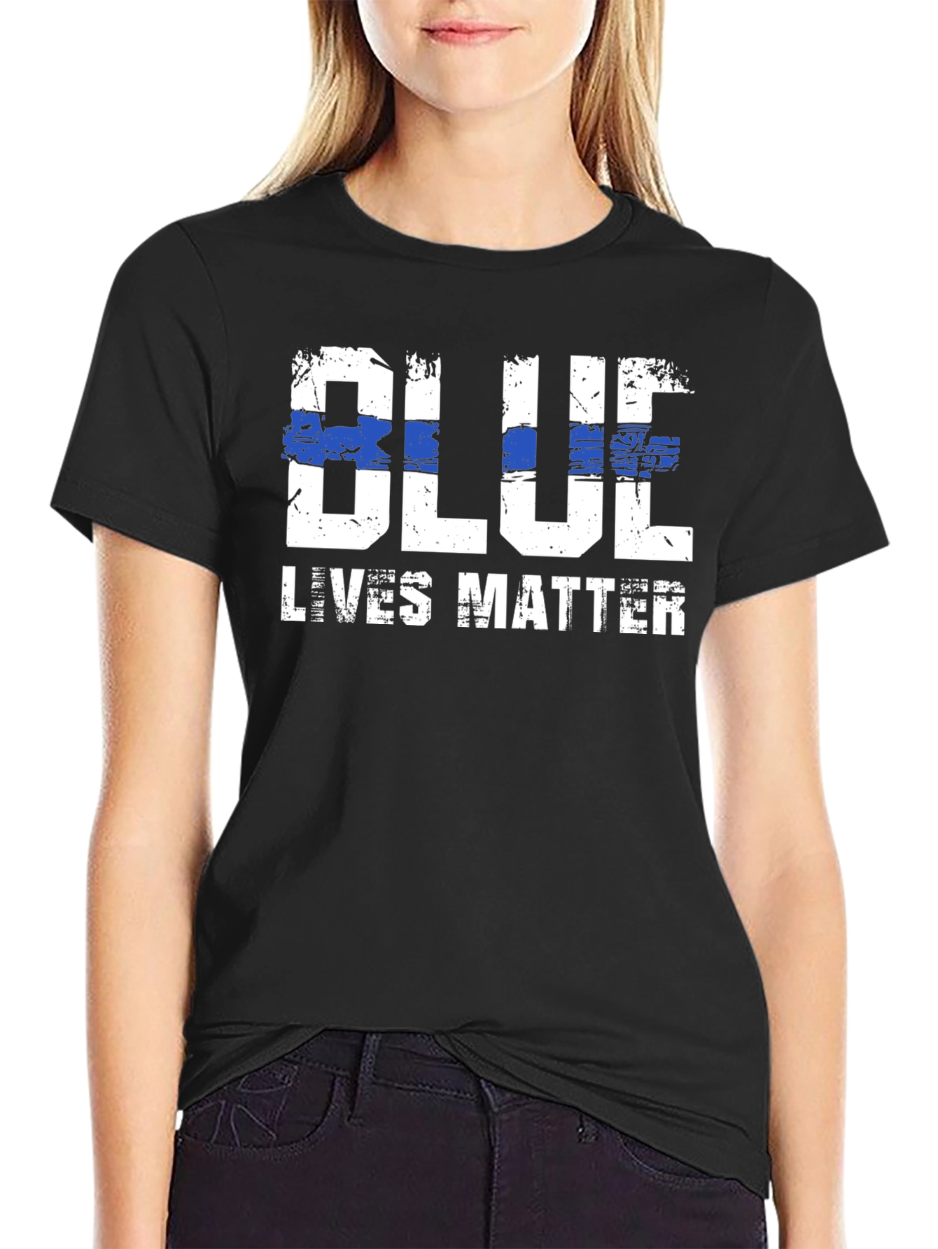 Blue Lives Matter Graphic T-Shirt