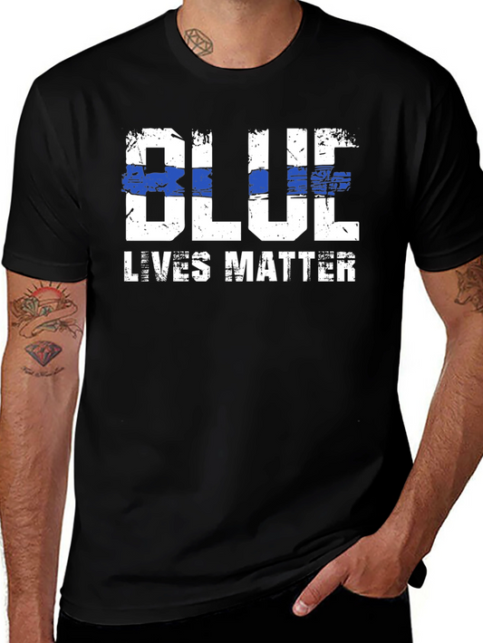 Blue Lives Matter Graphic T-Shirt
