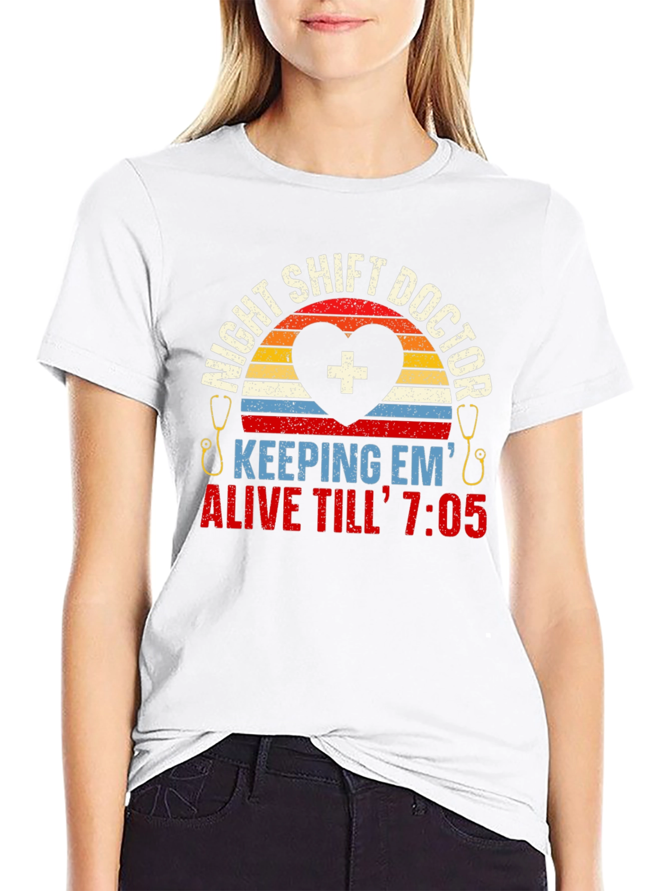 Night Shift Doctor T-Shirt Medical Gift