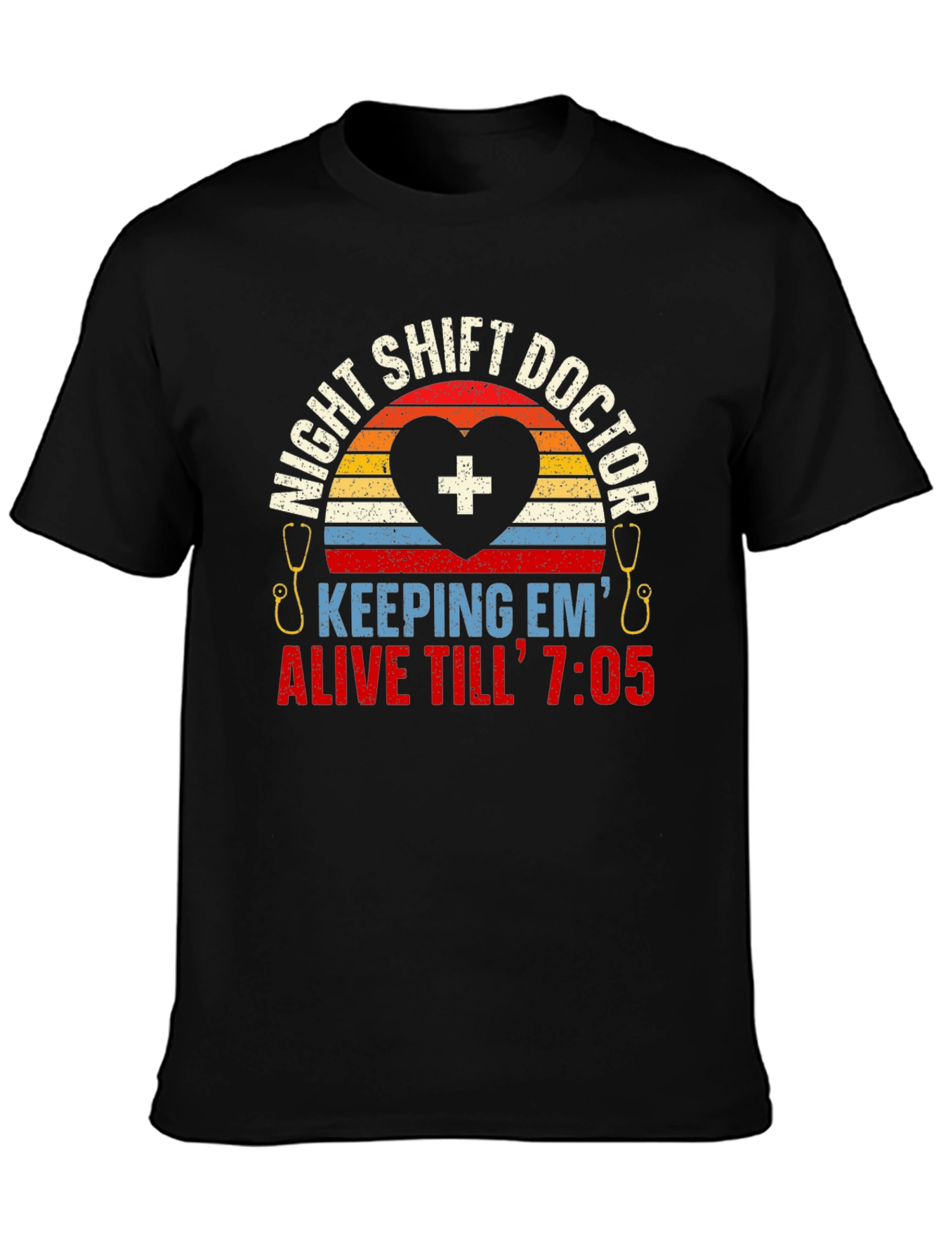 Night Shift Doctor T-Shirt Medical Gift