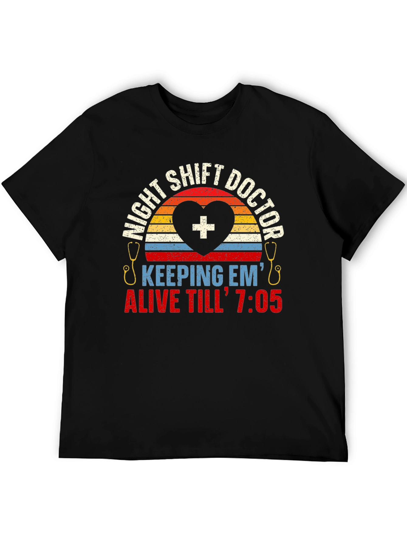 Night Shift Doctor T-Shirt Medical Gift