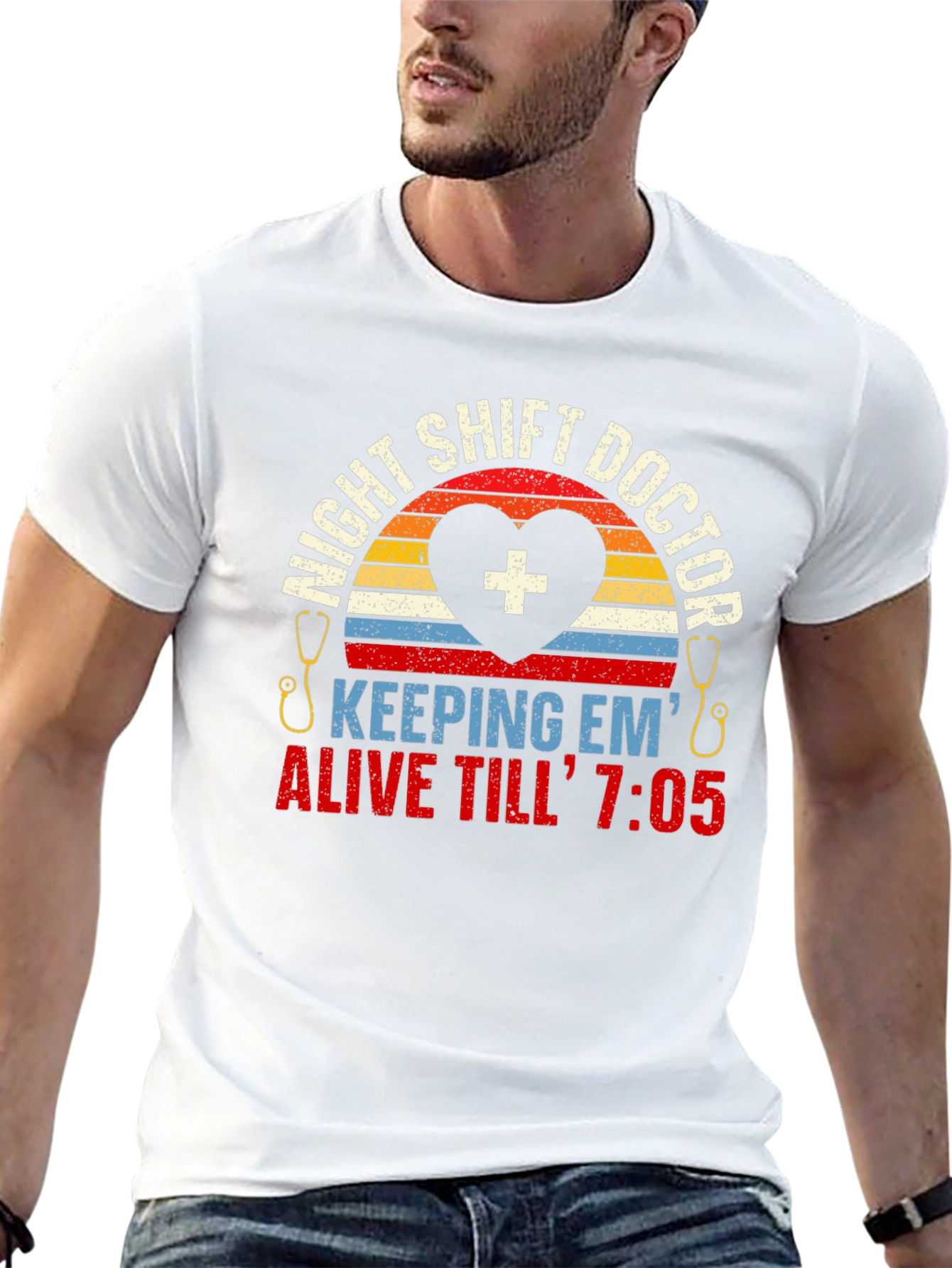 Night Shift Doctor T-Shirt Medical Gift