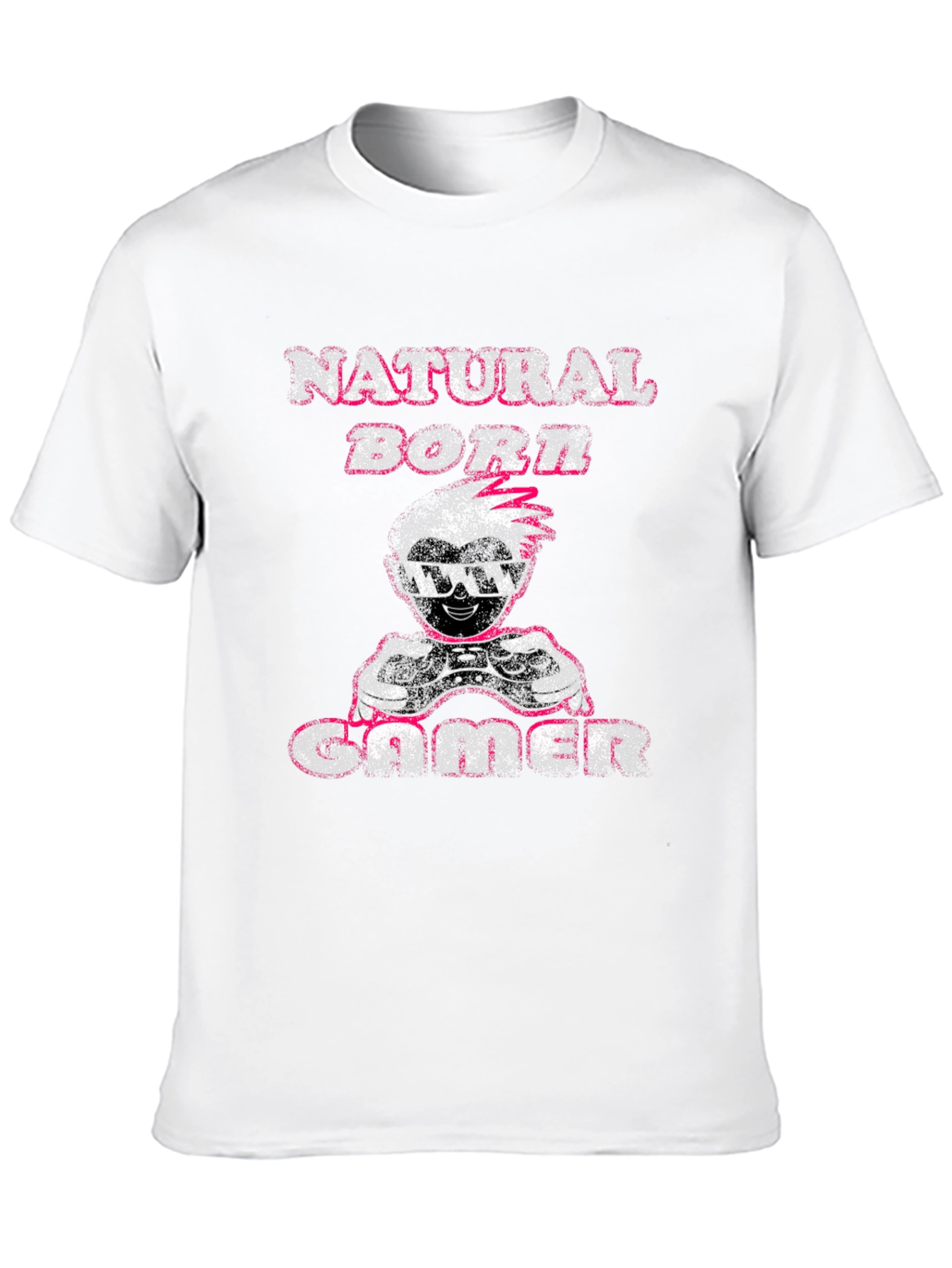 Natural Born Gamer Black T-Shirt