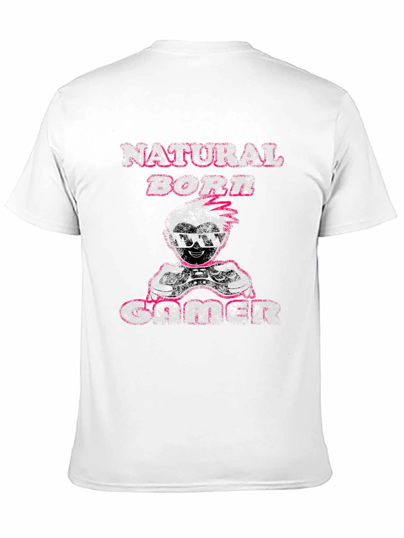 Natural Born Gamer Black T-Shirt