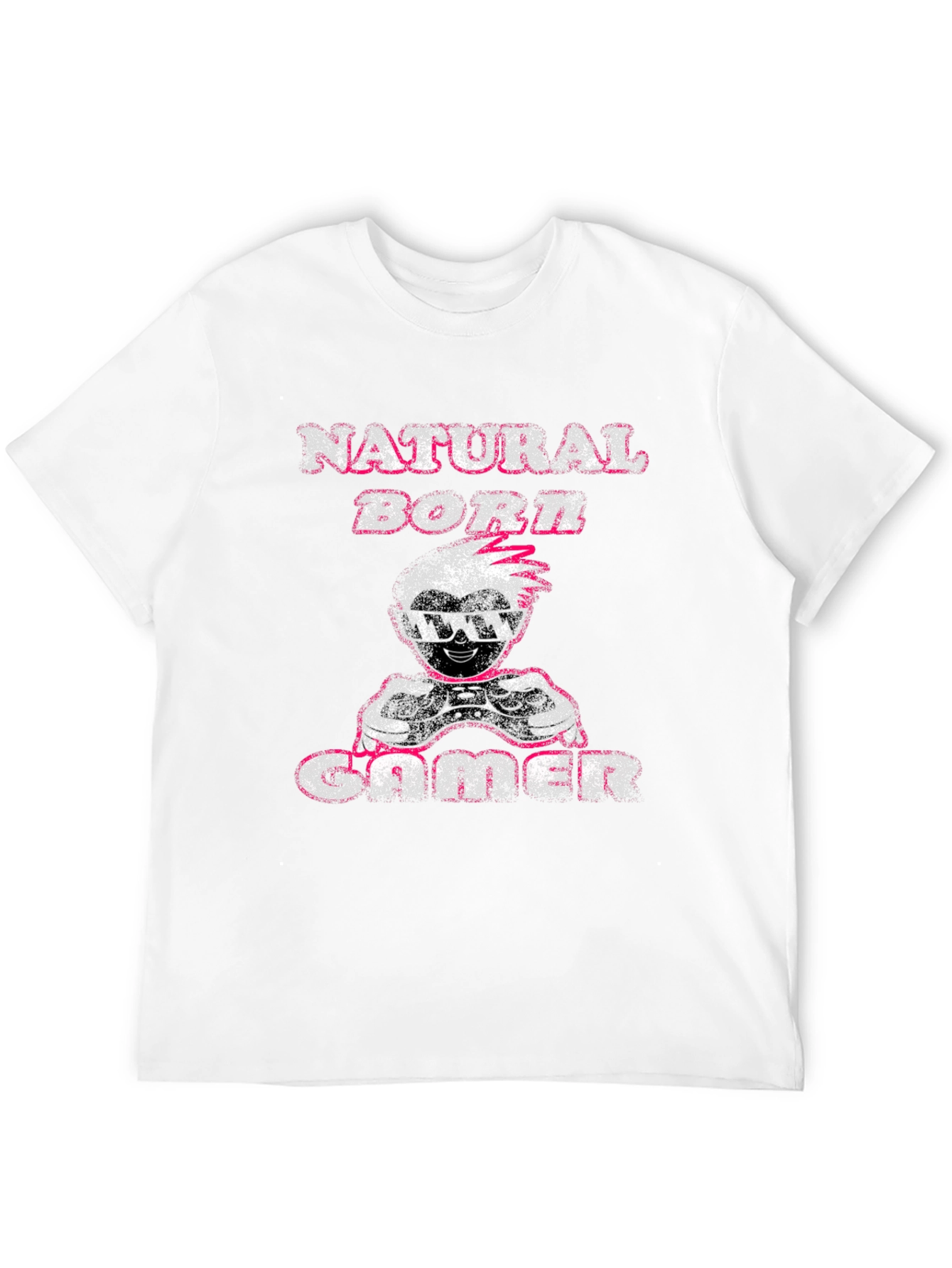 Natural Born Gamer Black T-Shirt