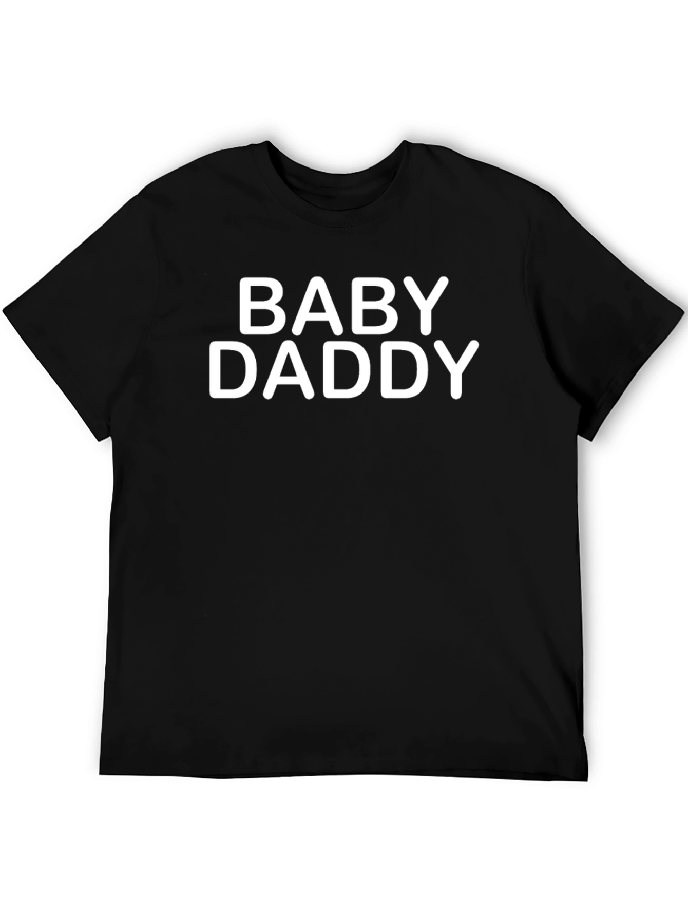 Baby Daddy Graphic Tee - Black Cotton T-Shirt