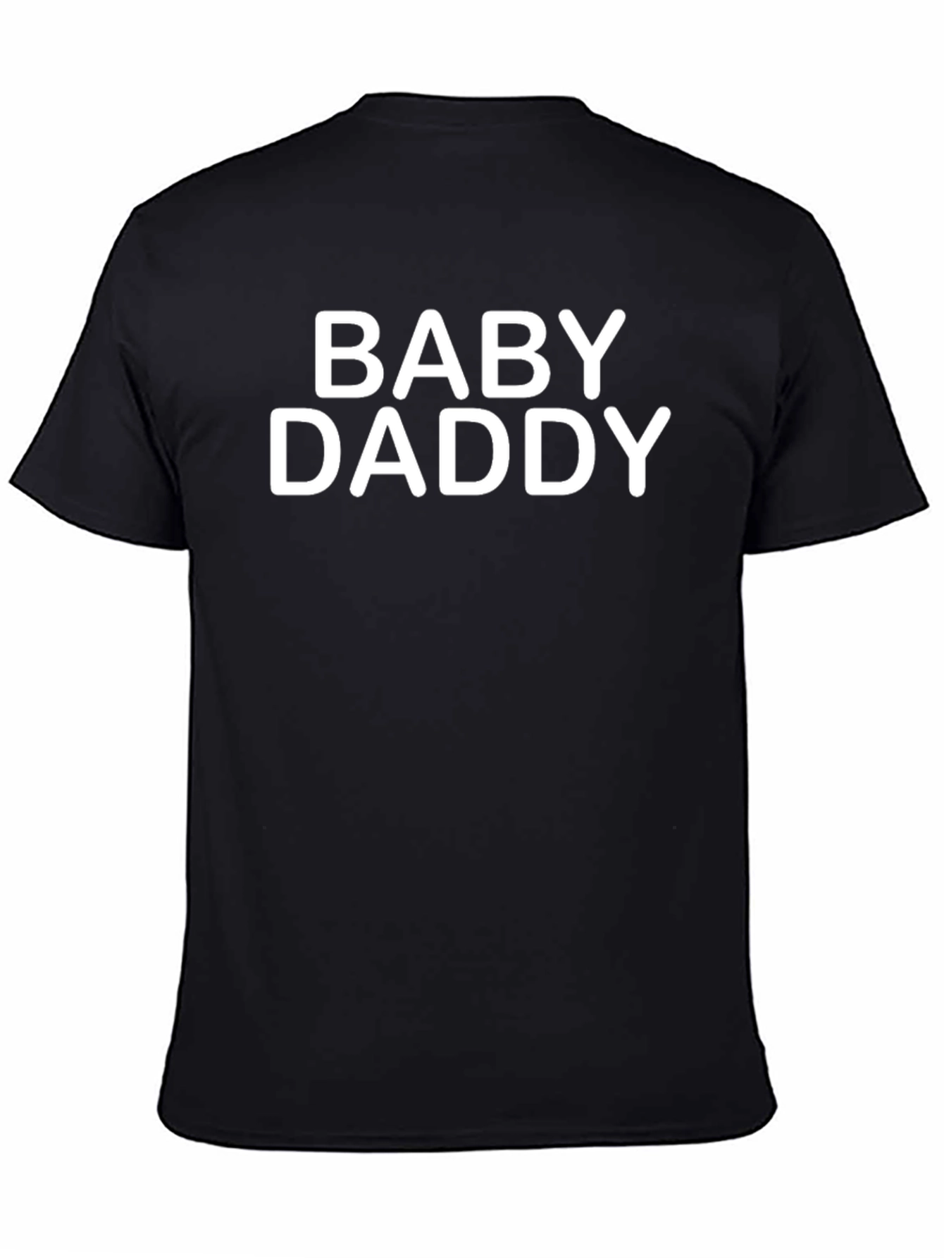 Baby Daddy Graphic Tee - Black Cotton T-Shirt