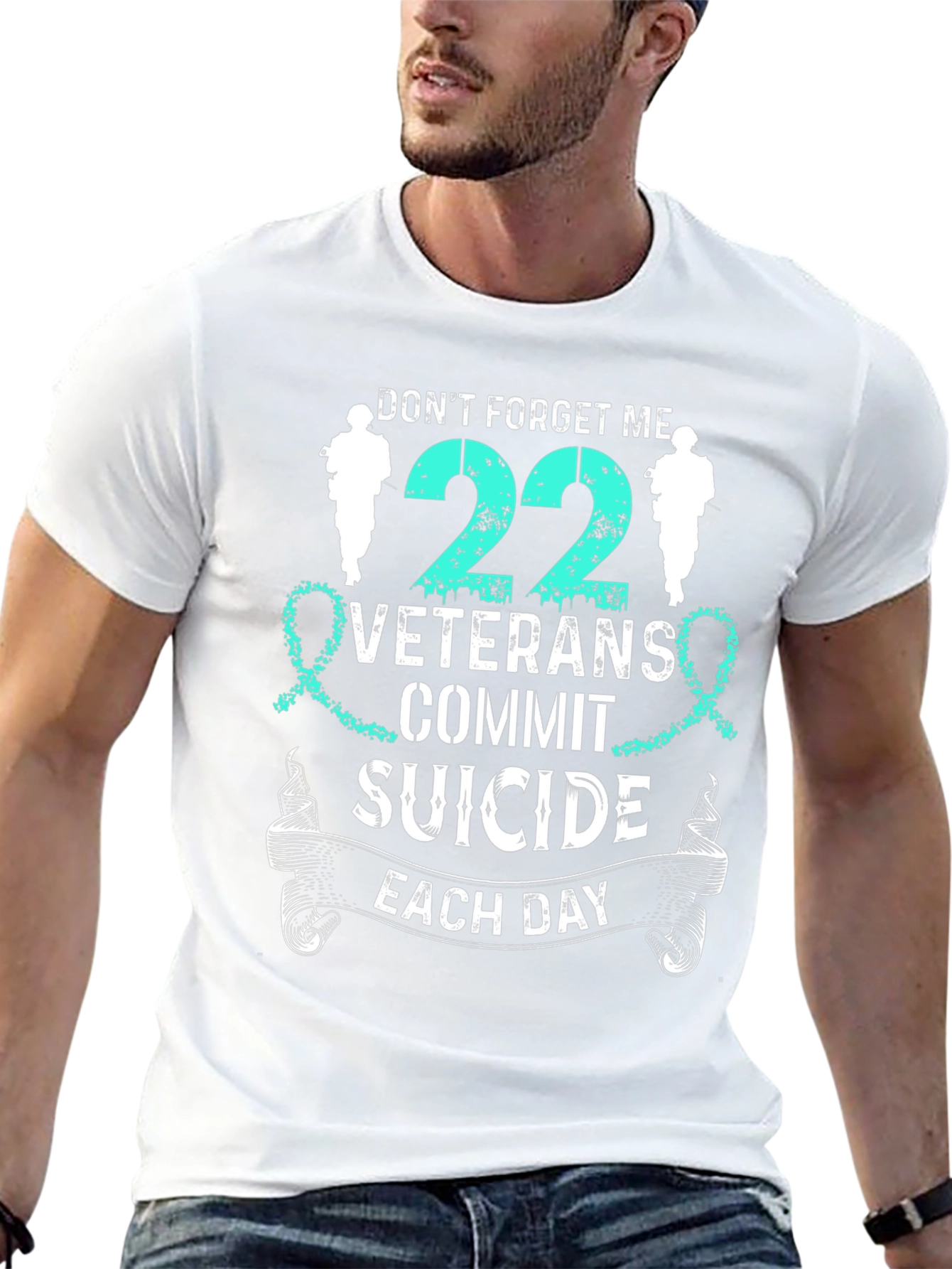 Dont Forget Me Veteran Suicide Awareness T-Shirt