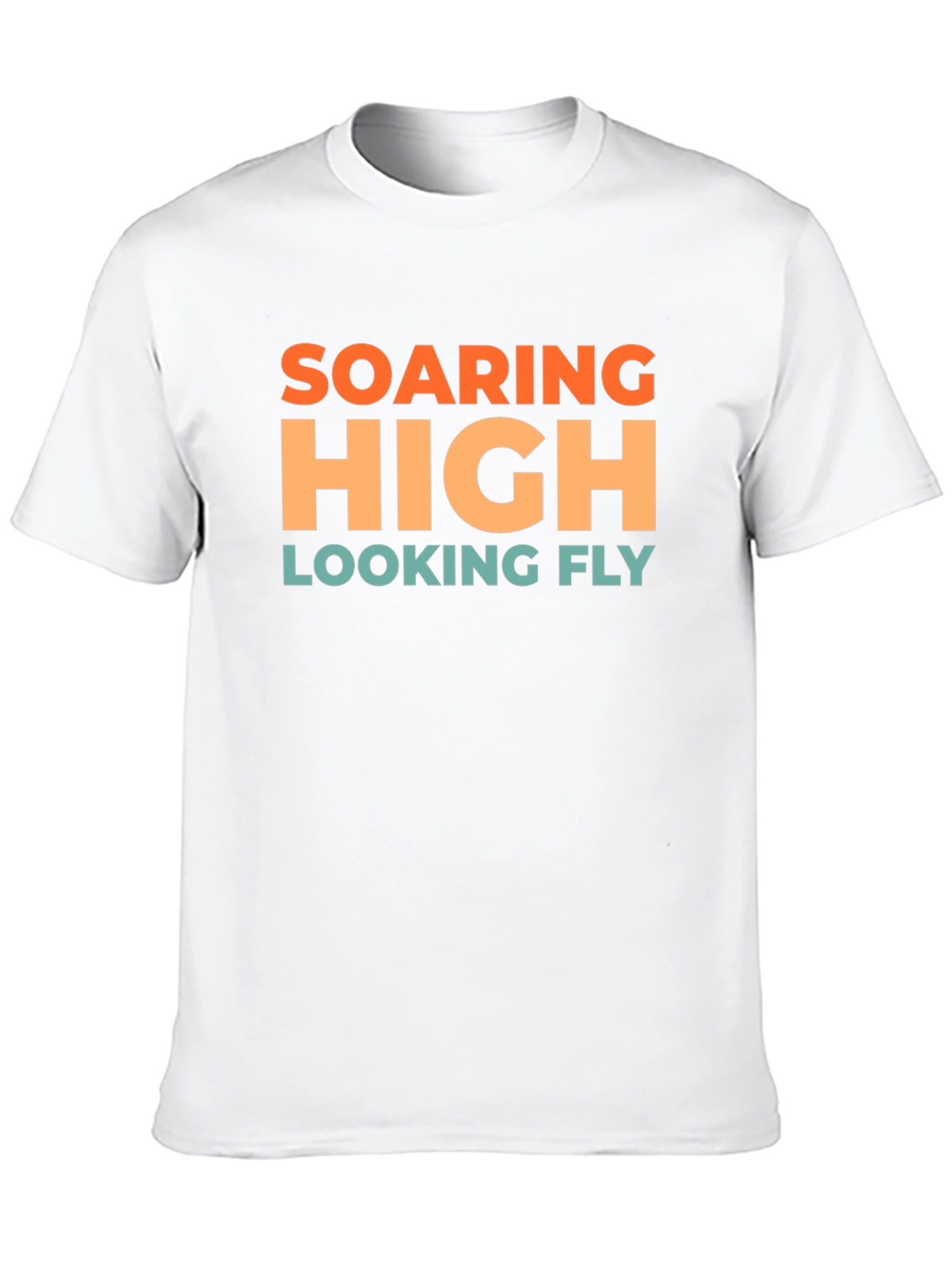 Soaring High Looking Fly Black T-Shirt
