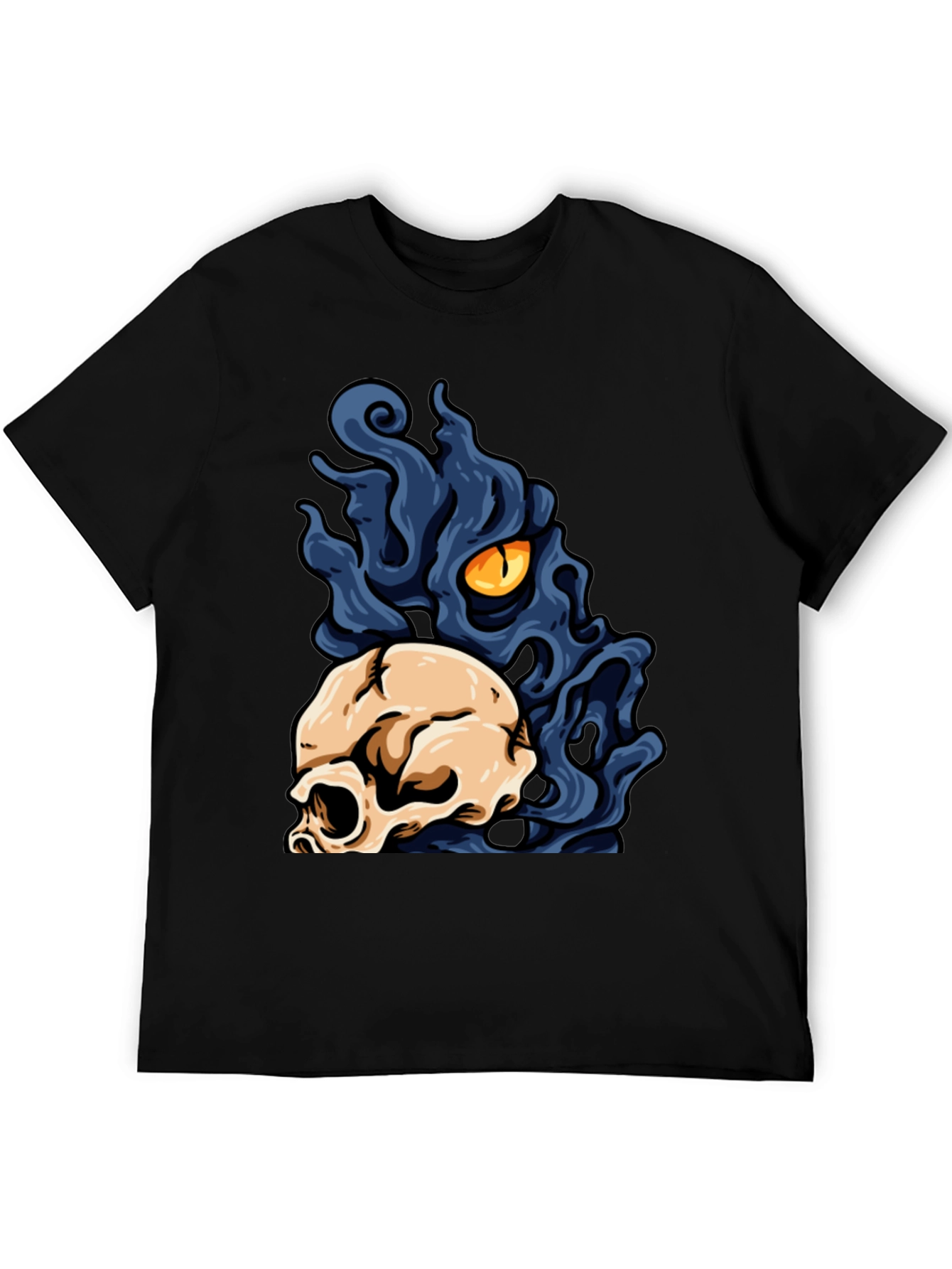 Skull & Monster Eye Graphic Tee