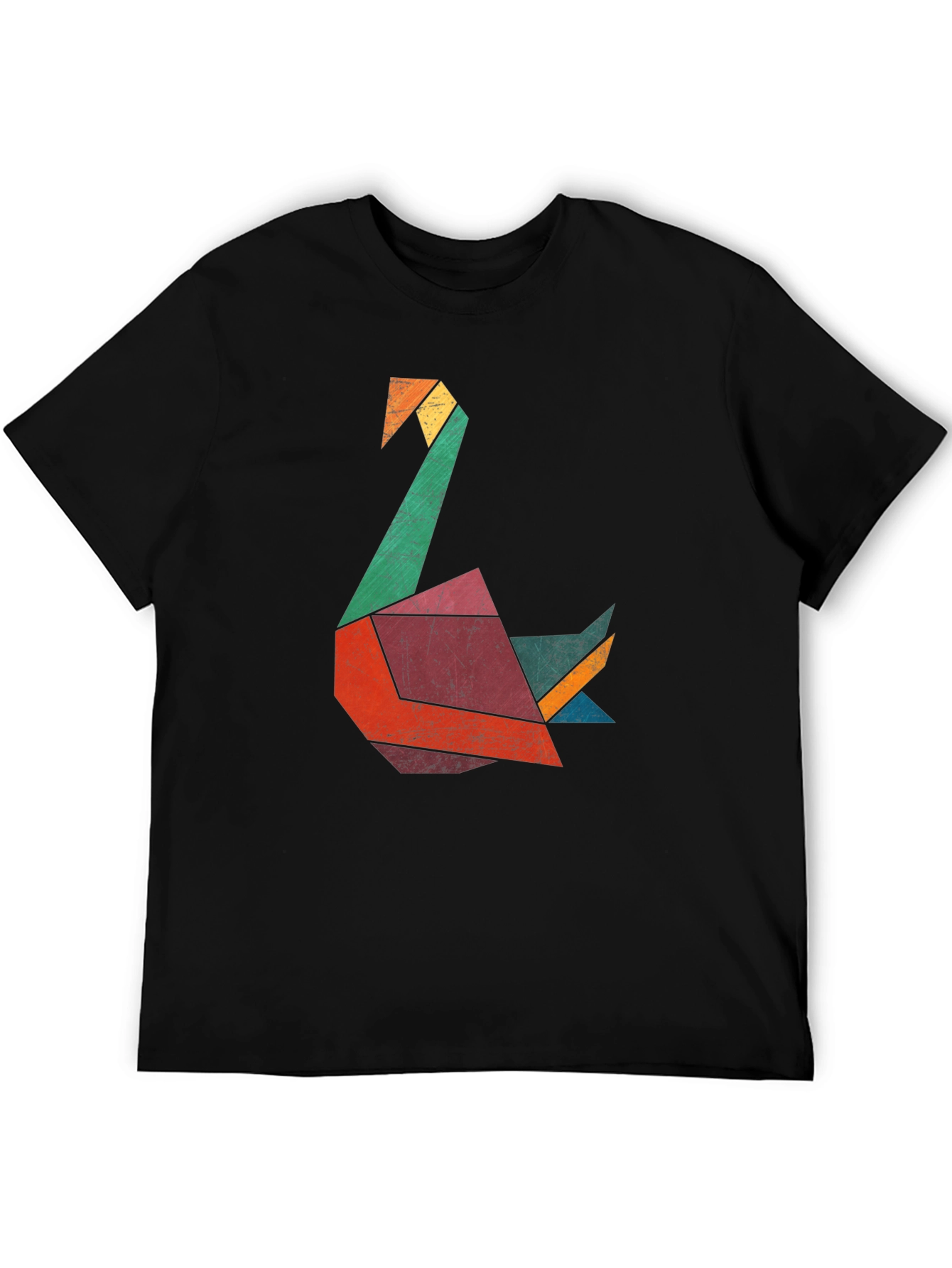 Geometric Swan Graphic Tee