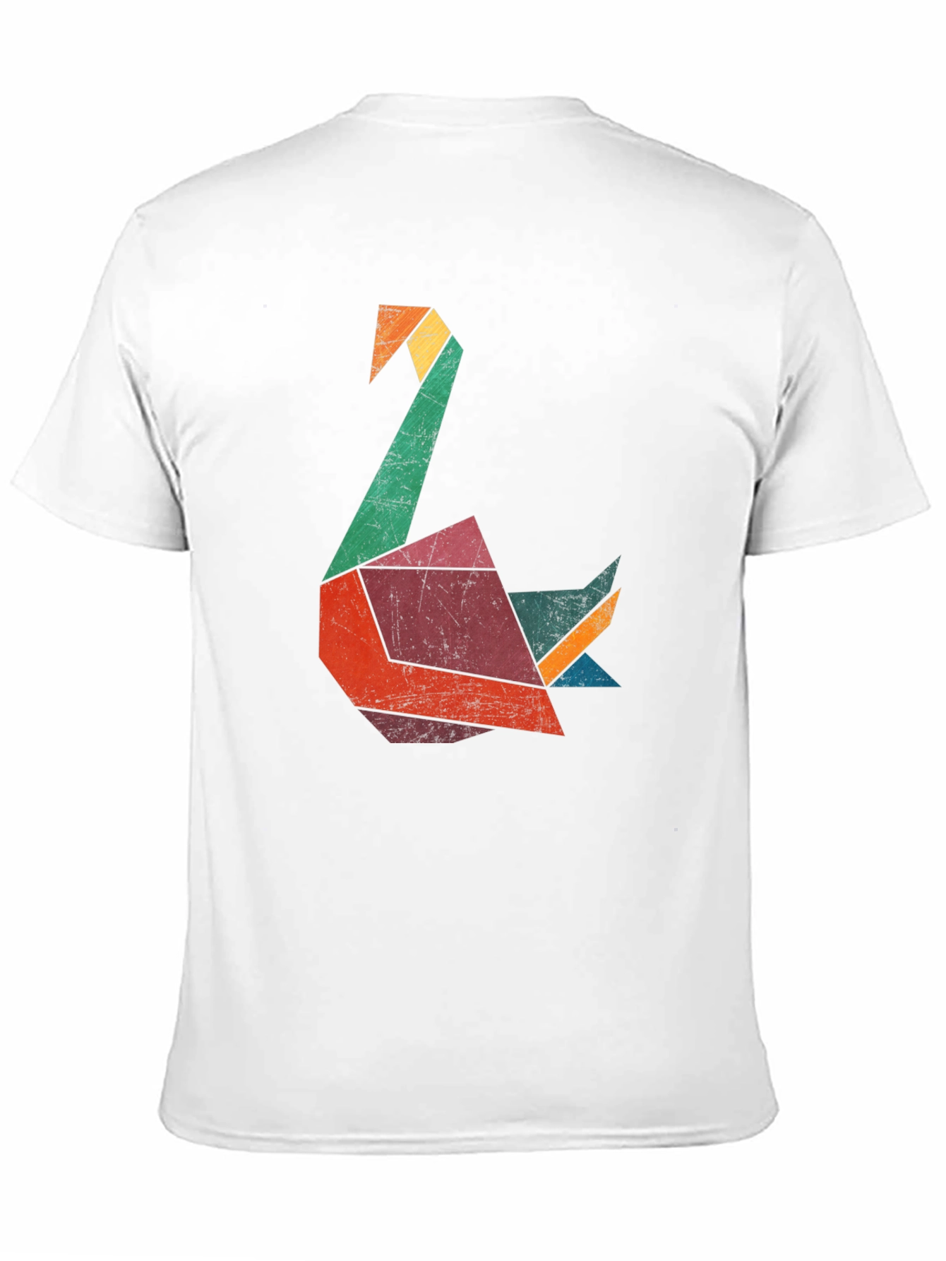 Geometric Swan Graphic Tee