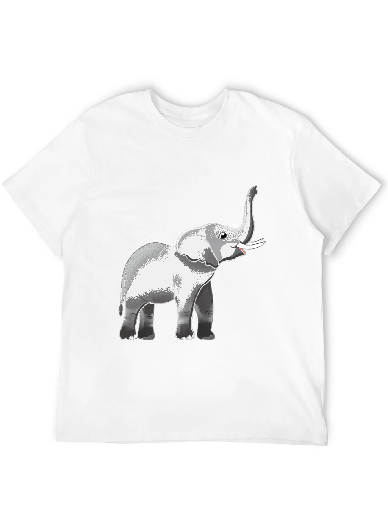 Elephant Graphic Black T-Shirt