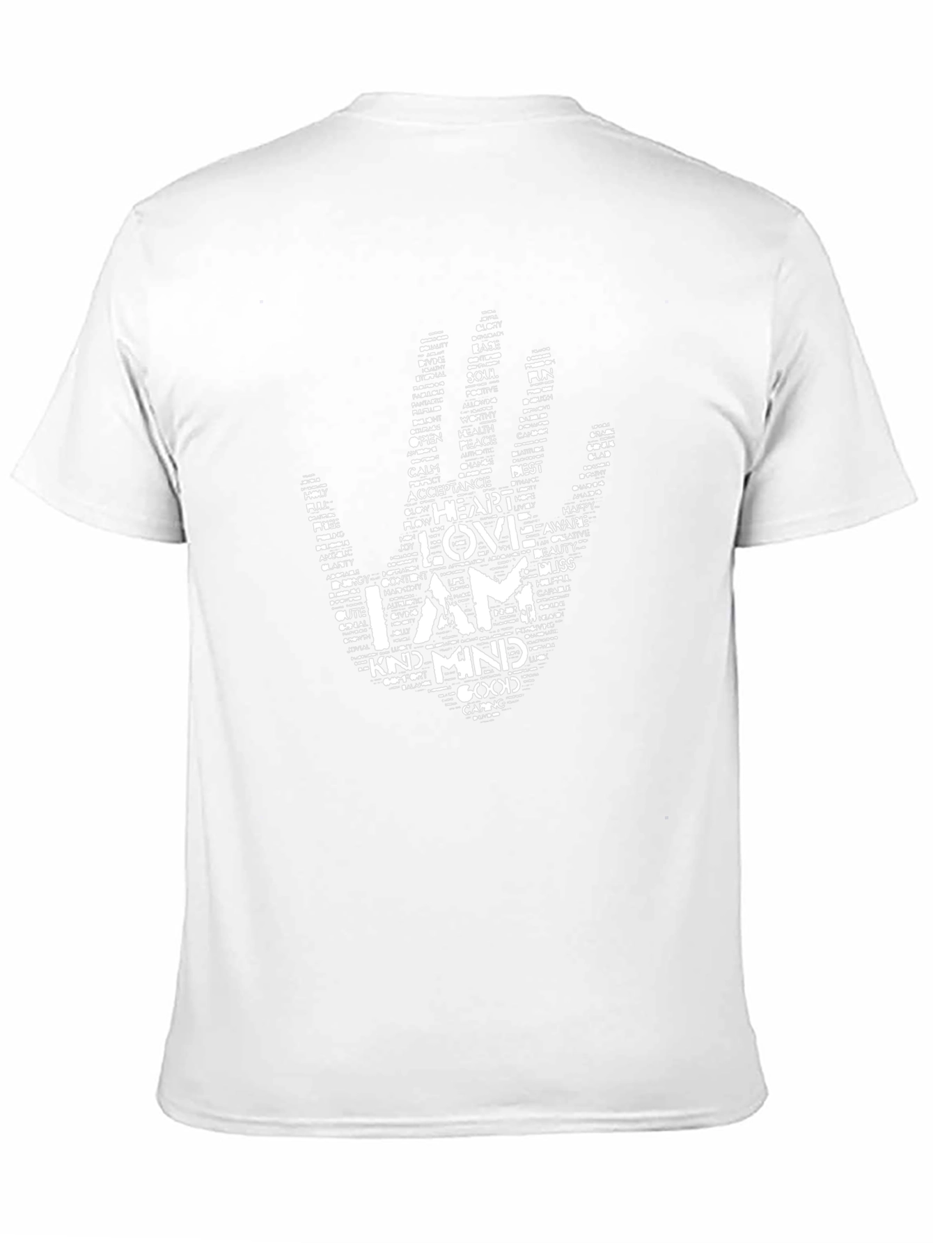 Inspirational Word Art Hand T-Shirt