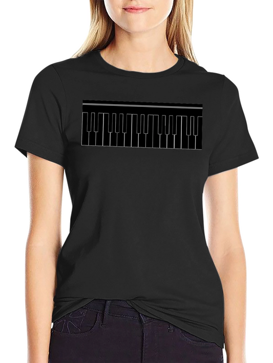Keyboard Keys Graphic Tee - Black