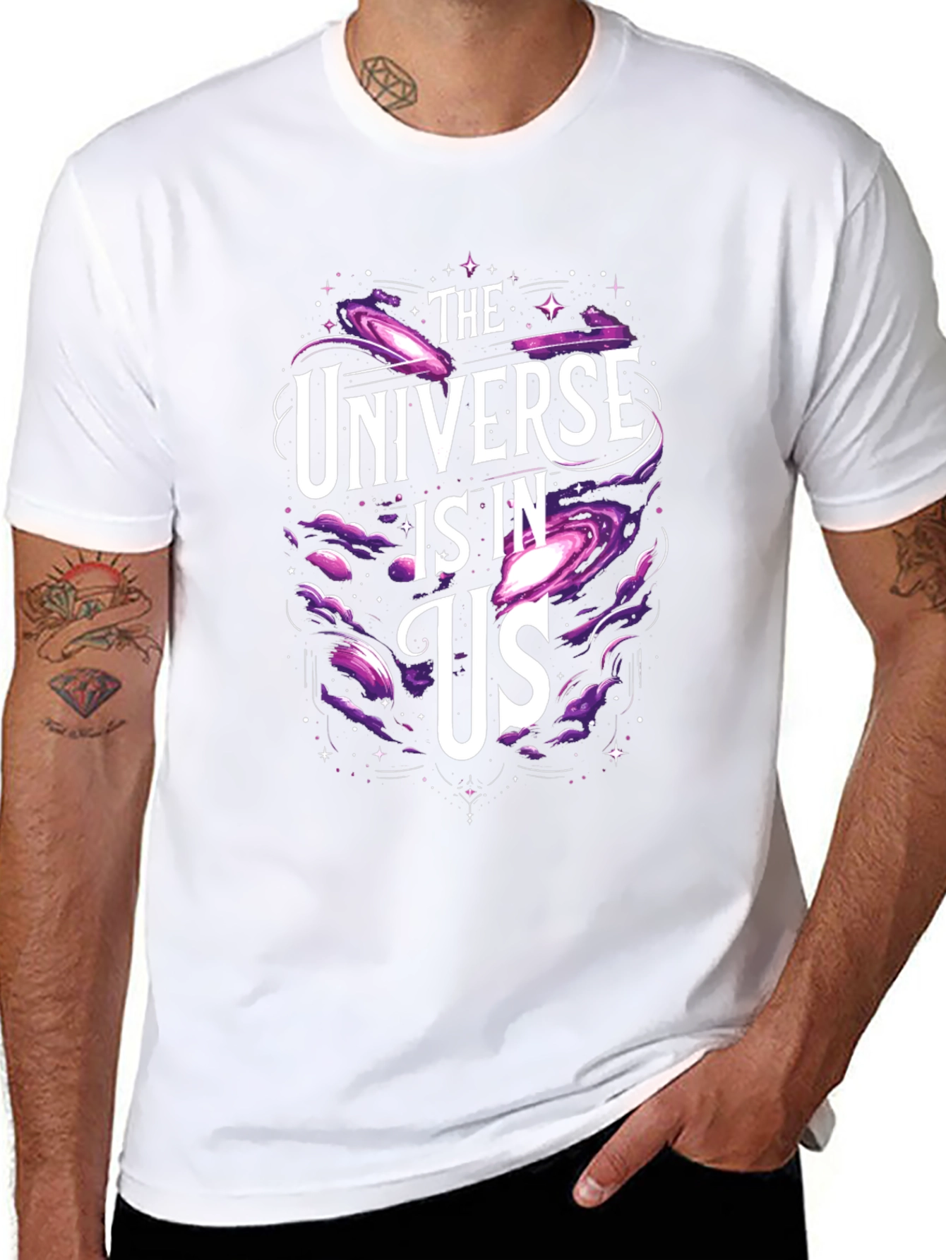 The Universe Is In Us Graphic T-Shirt