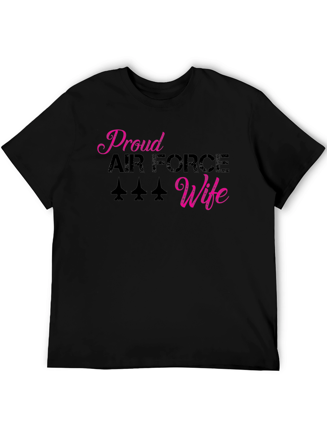 Proud Air Force Wife Graphic T-Shirt